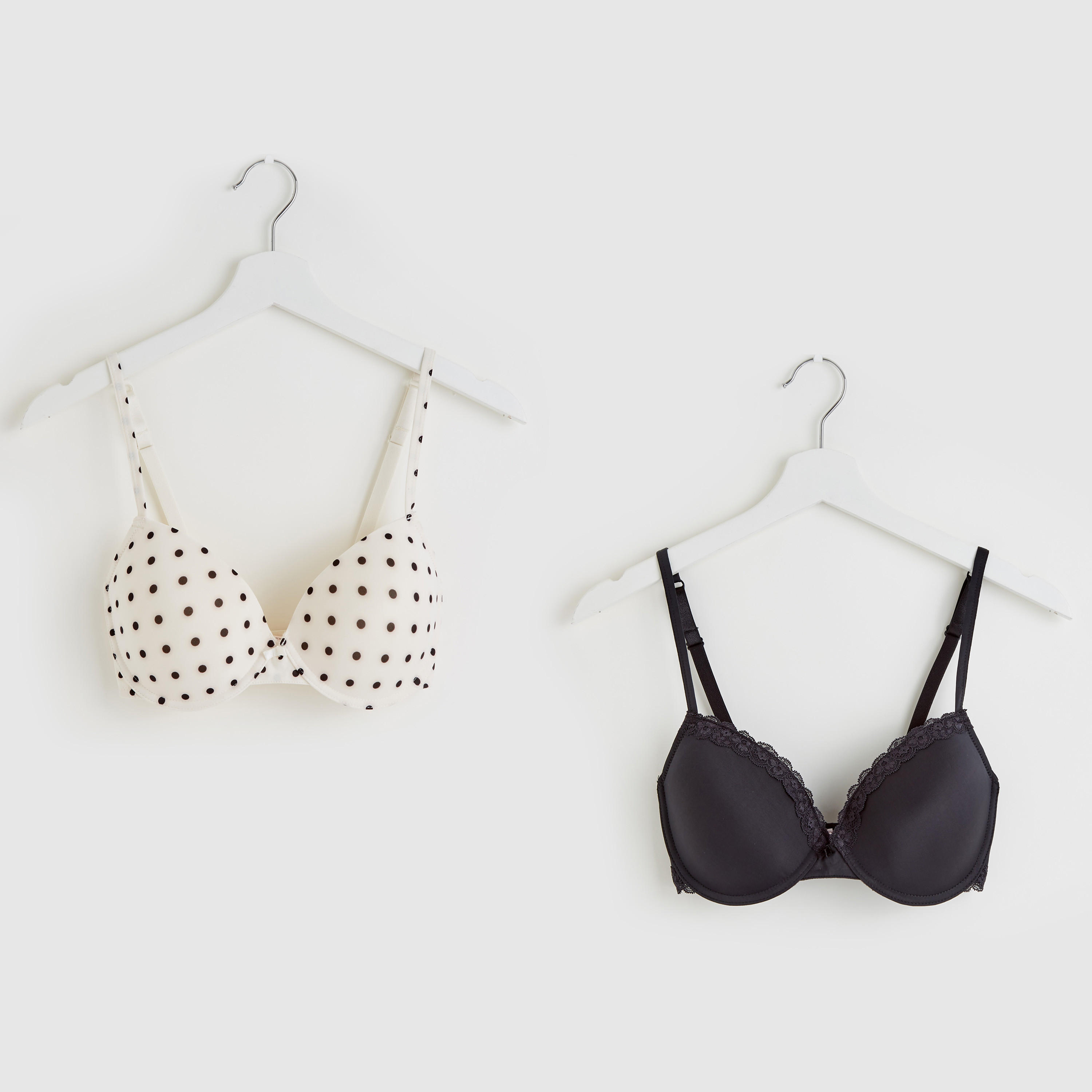 صدريّة بلانج مبطّنة متنوعة بمشبك إغلاق - طقم من قطعتين-women-clothing-lingerie-bras-image-1