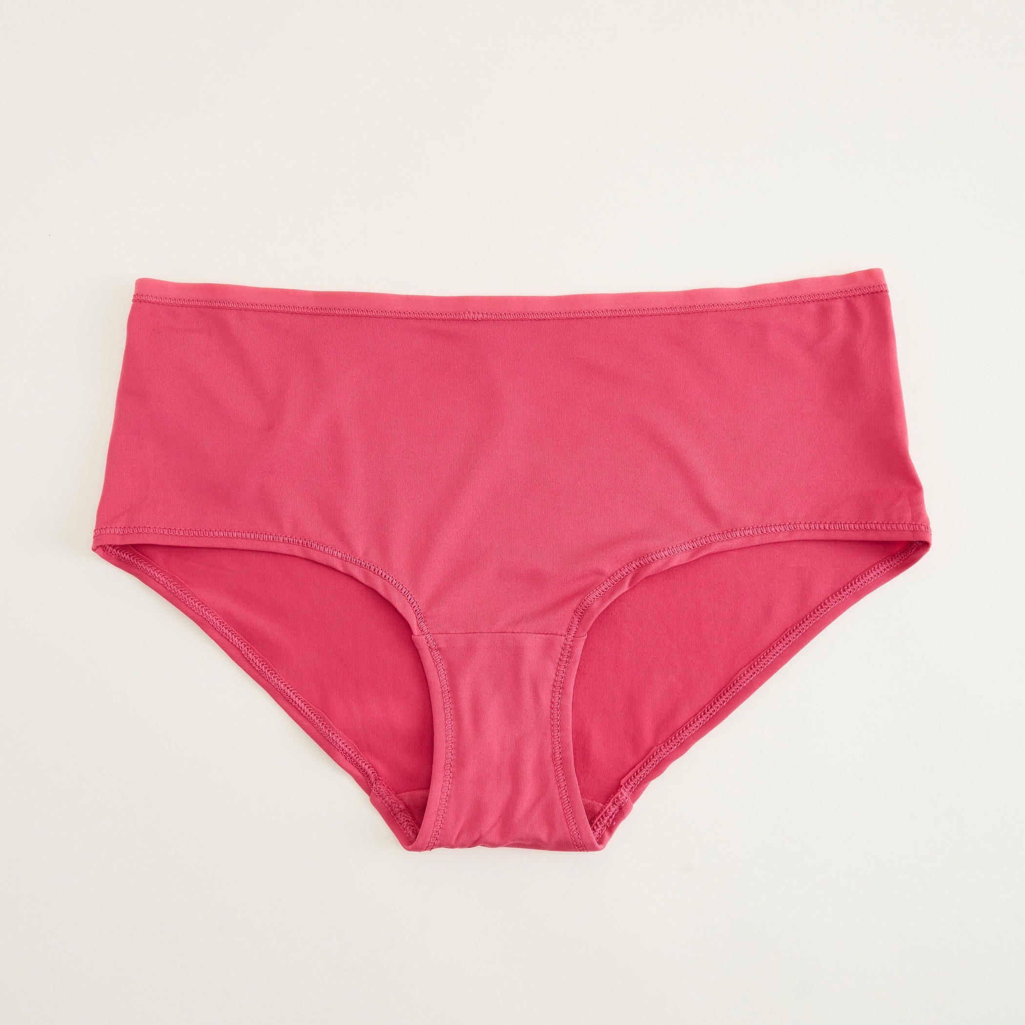 Set of 5 - Solid Hipster Briefs with Elasticated Waistband-women-clothing-lingerie-panties-image-3