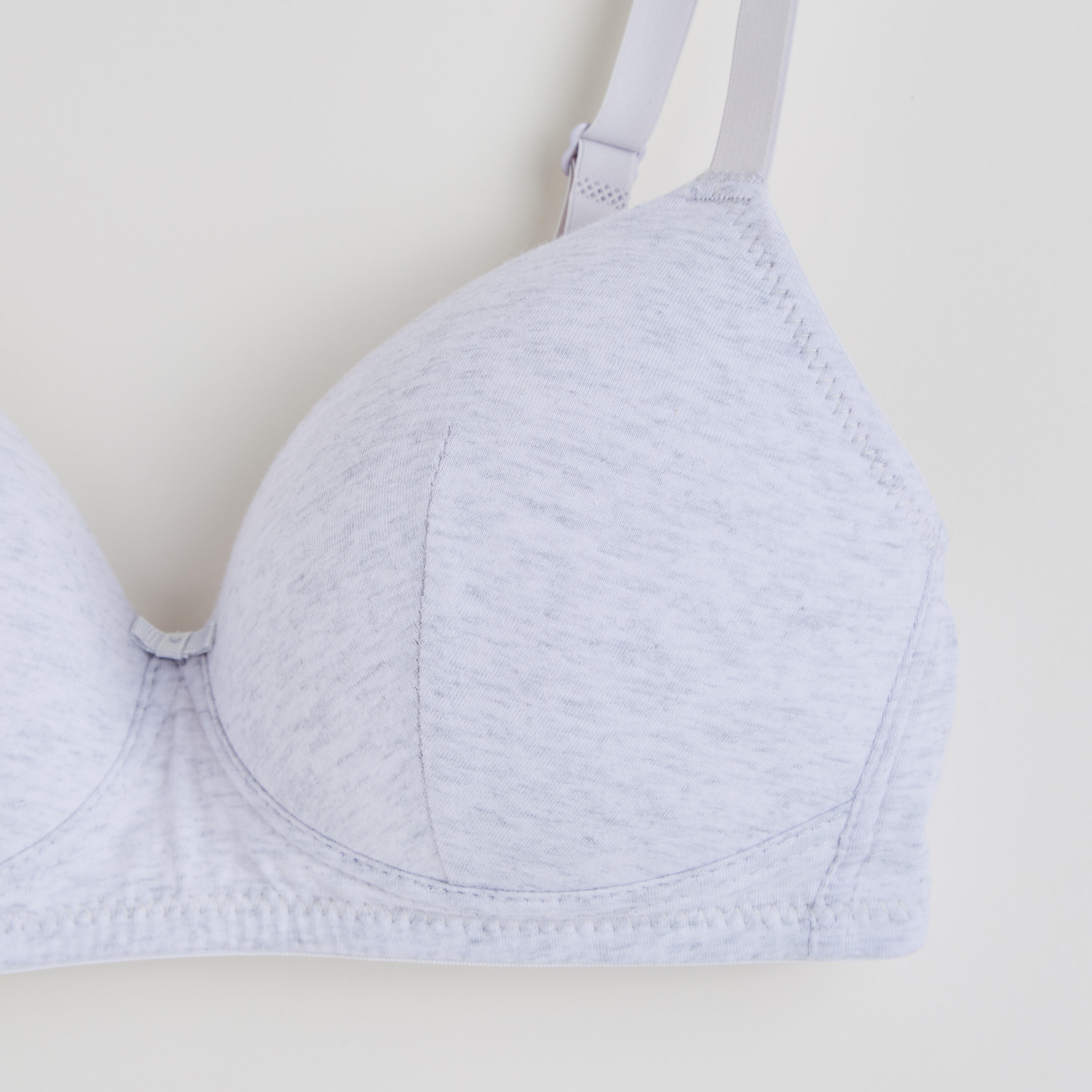 صدريّة تيشيرت سادة مبطنة بخطّافة إغلاق-women-clothing-lingerie-bras-image-2