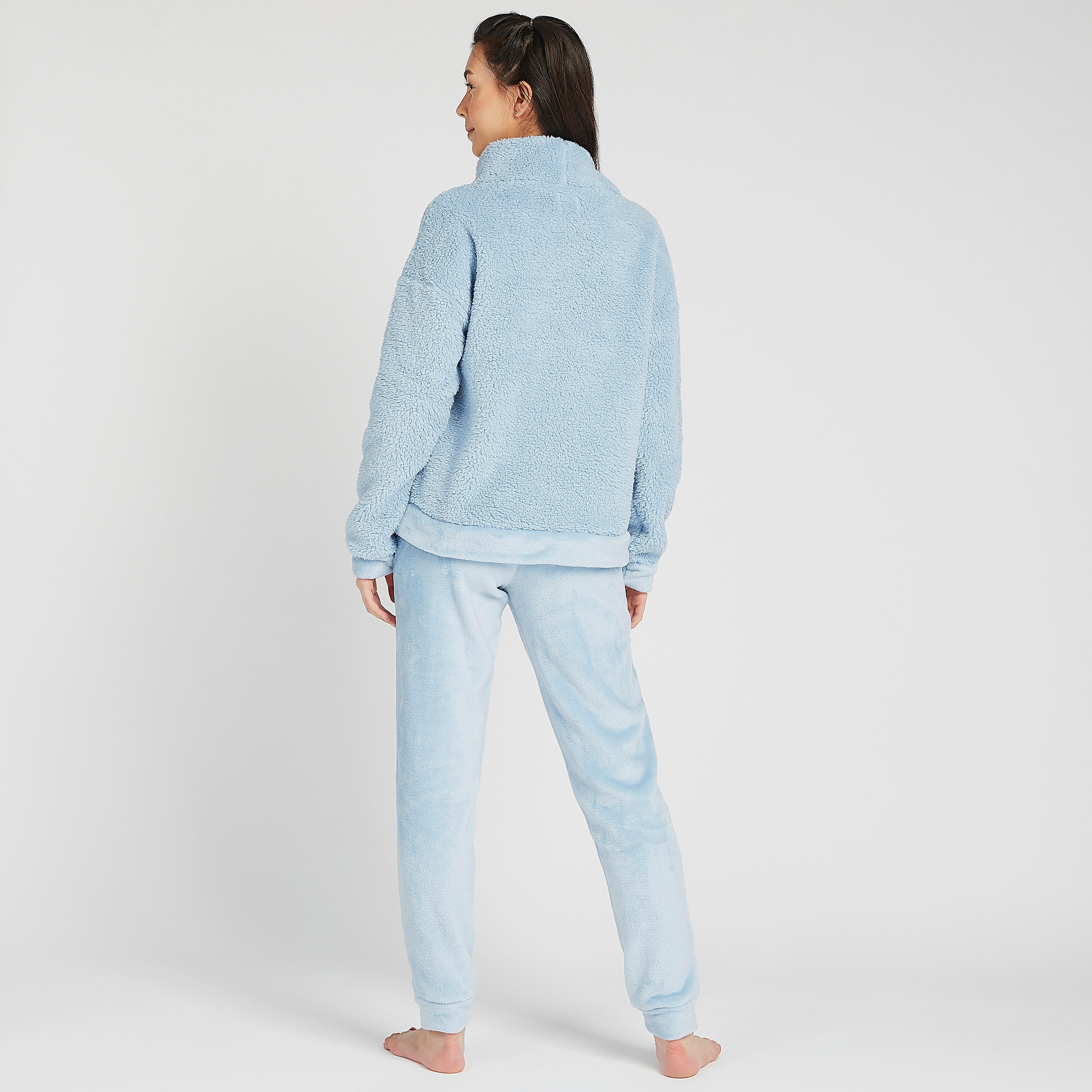 Sustainable Printed Turtle Neck T-shirt and Full Length Pyjama Set-women-clothing-nightwear-pyjamas-longsets-image-4