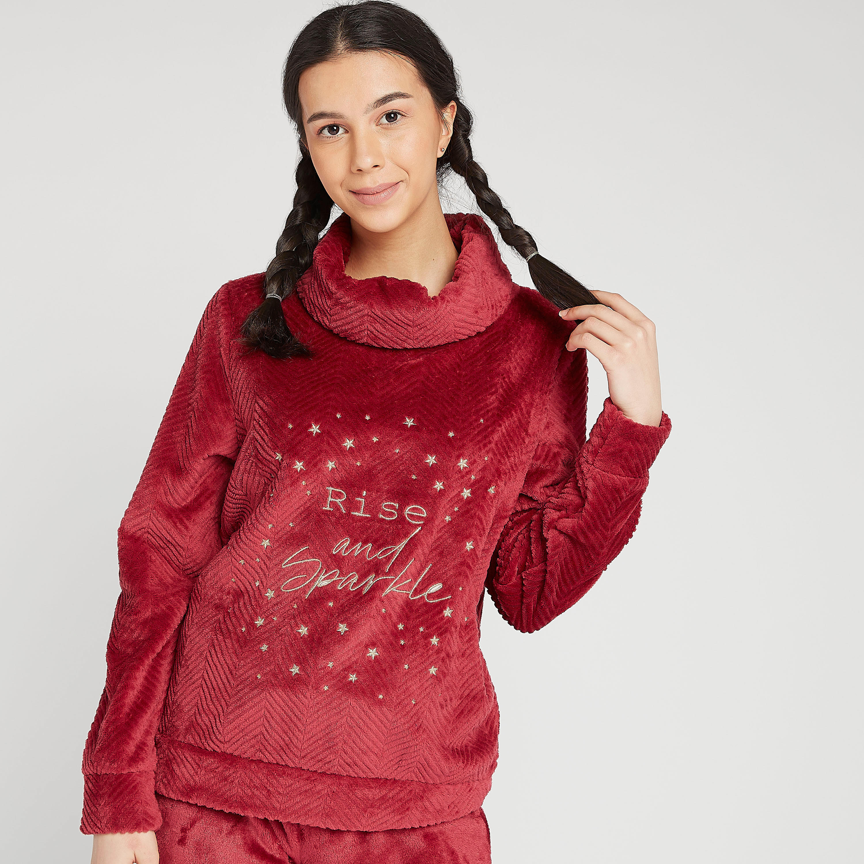Printed Long Sleeves T-shirt and Full Length Pyjama Set-women-clothing-nightwear-pyjamas-longsets-image-7