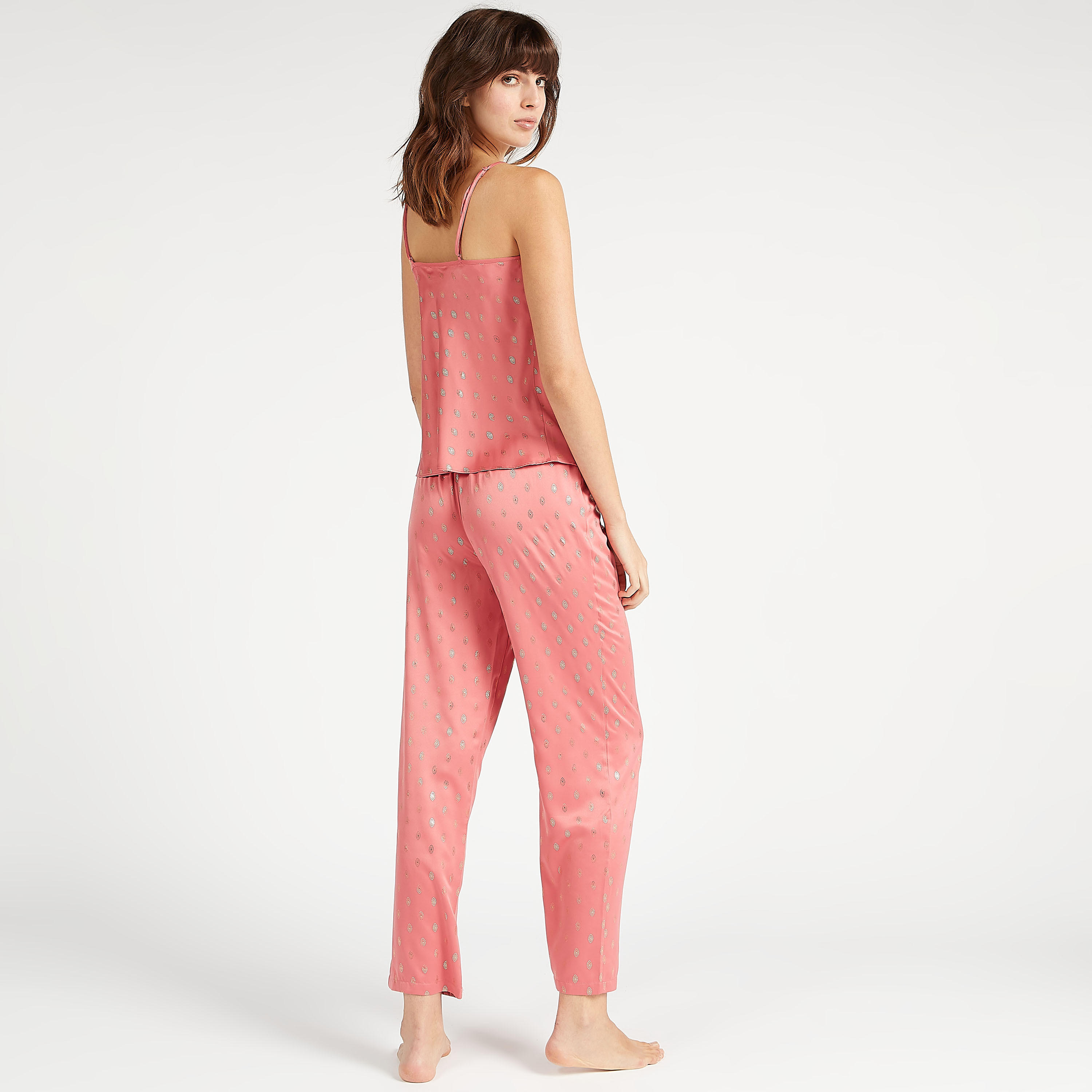 قميص داخلي قصير مزيّن مع بنطلون بيجاما طويل وروب بأكمام طويلة-women-clothing-nightwear-pyjamas-longsets-image-5
