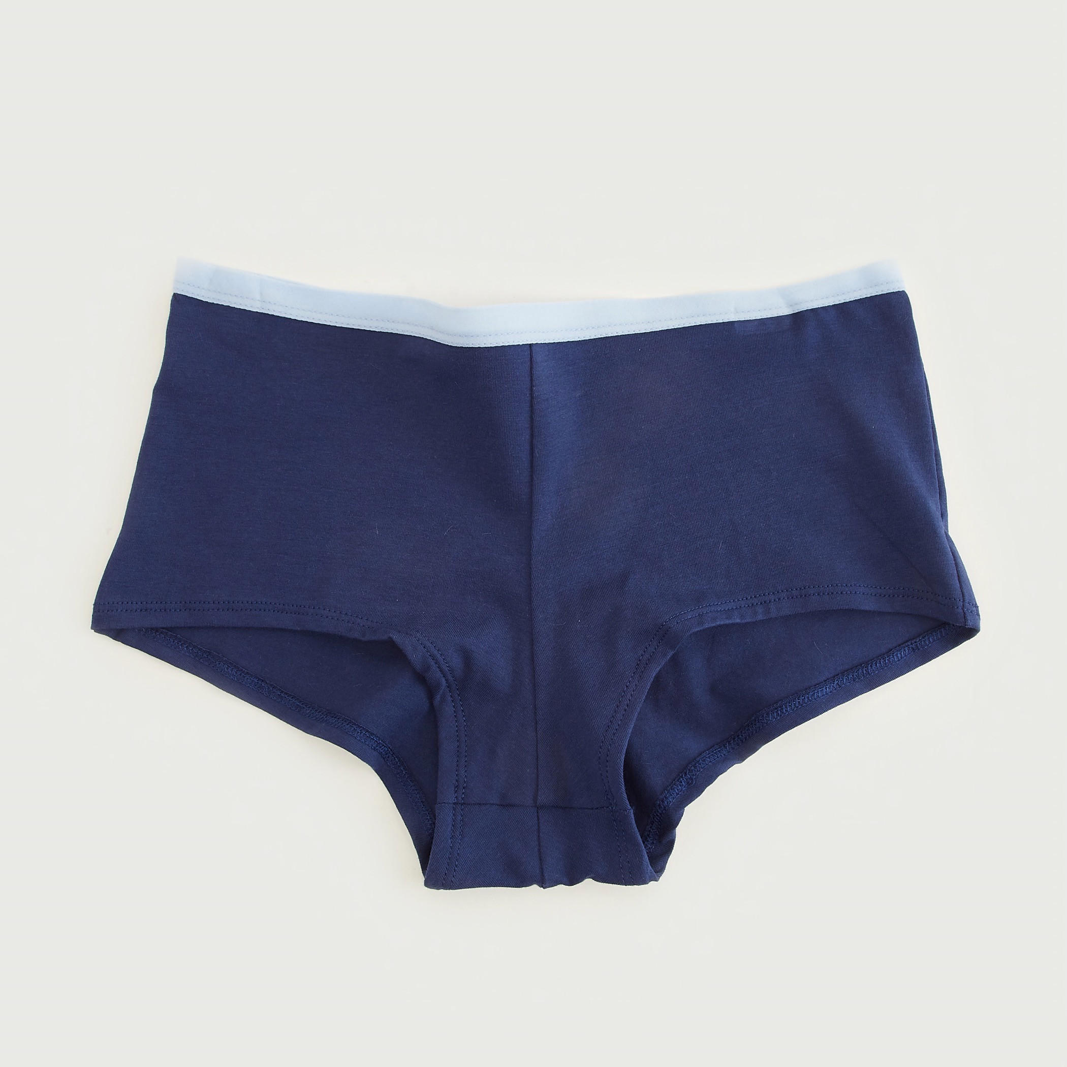 سراويل داخليّة مستدامة بوي شورت سادة بخصر مطّاطي - طقم من 5 قطع-women-clothing-lingerie-panties-image-3