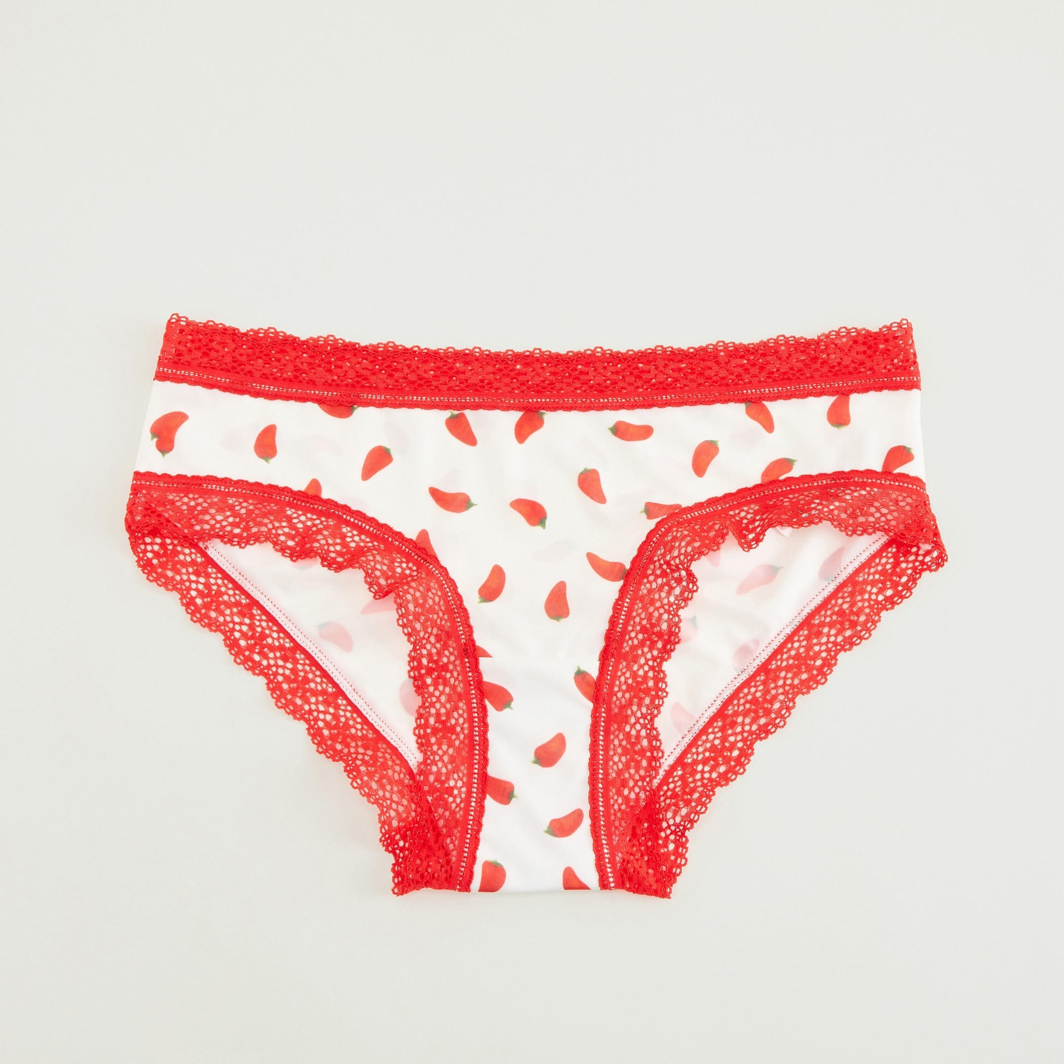 سروال داخلي هيبستر بطبعات وخصر مطاطي وتفاصيل دانتيل-women-clothing-lingerie-panties-image-1
