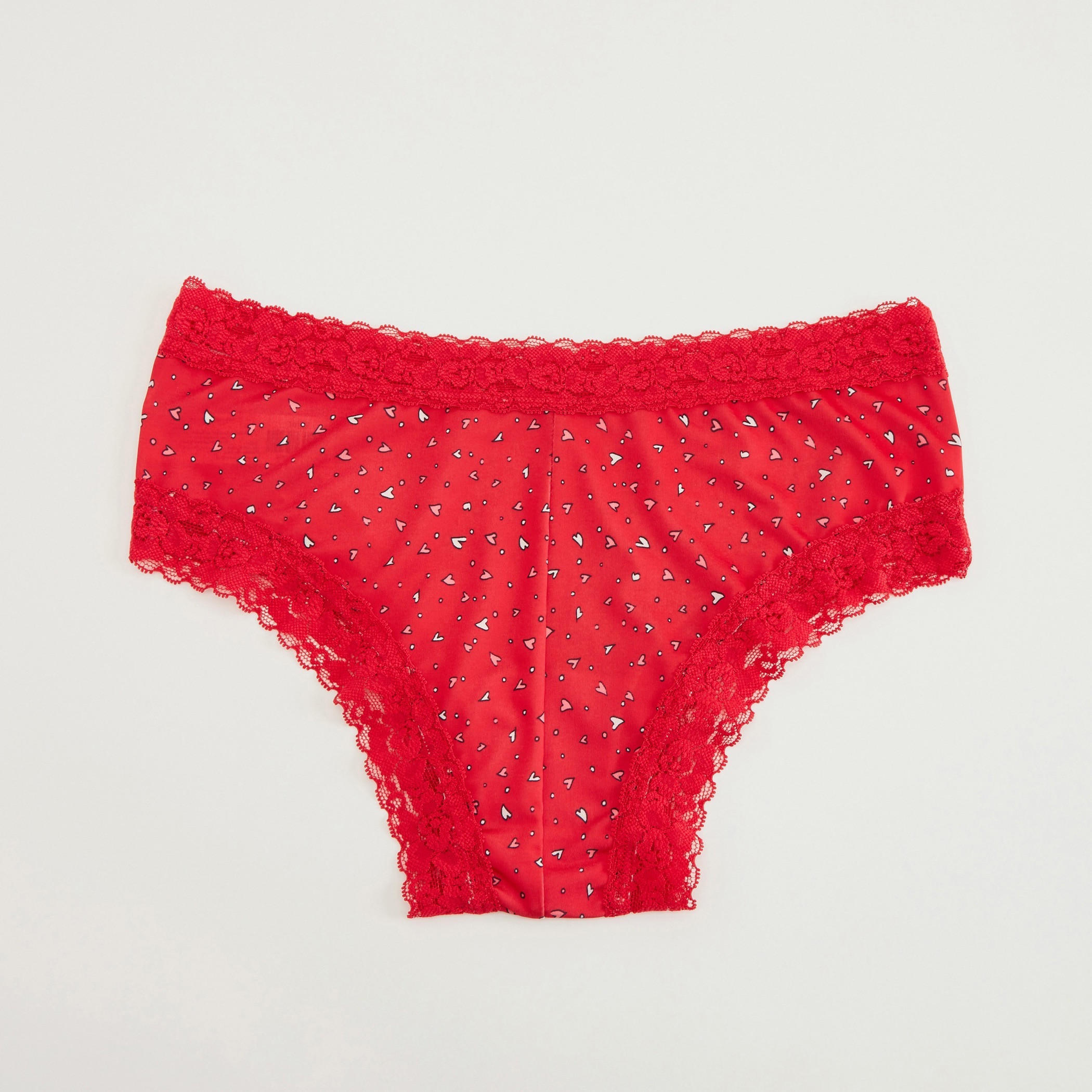 سروال داخلي بخصر مطاطي وتفاصيل دانتيل وطبعات-women-clothing-lingerie-panties-image-3