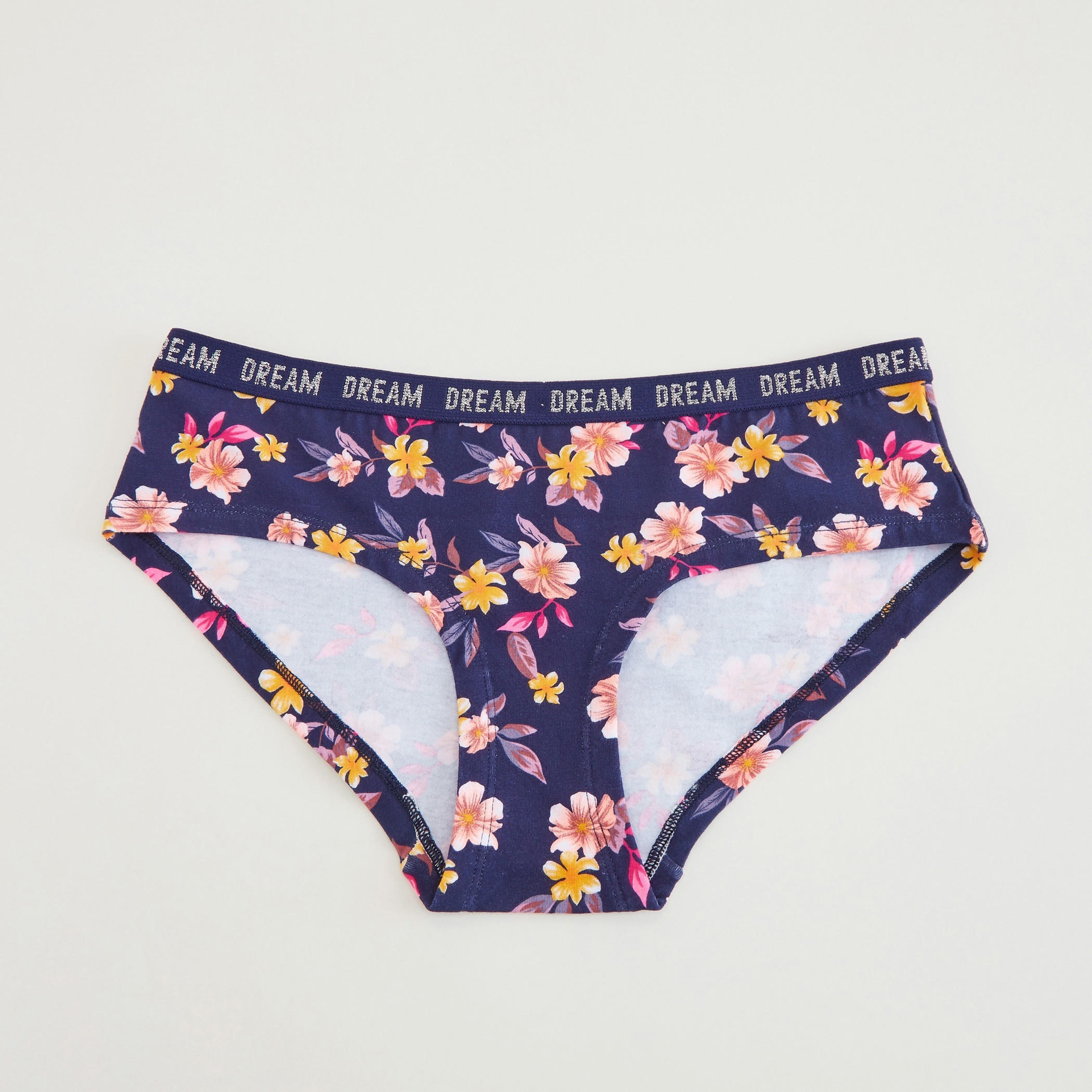 سراويل داخليّة بويلاج بخصر مطّاطي وطبعات أزهار-women-clothing-lingerie-panties-image-1