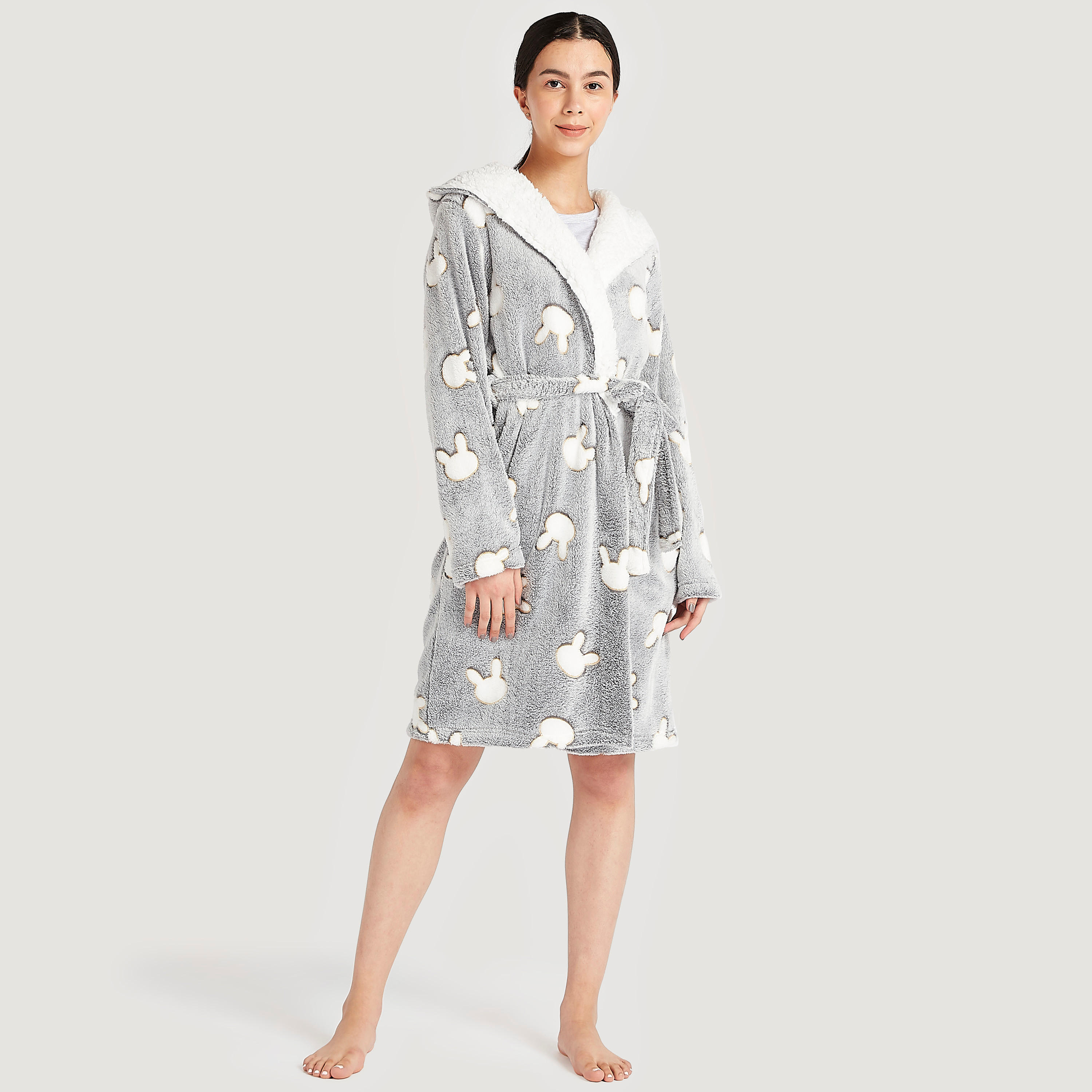 روب بقبّعة وحزام برباط وأكمام طويلة وطبعات-women-clothing-nightwear-robes-image-2