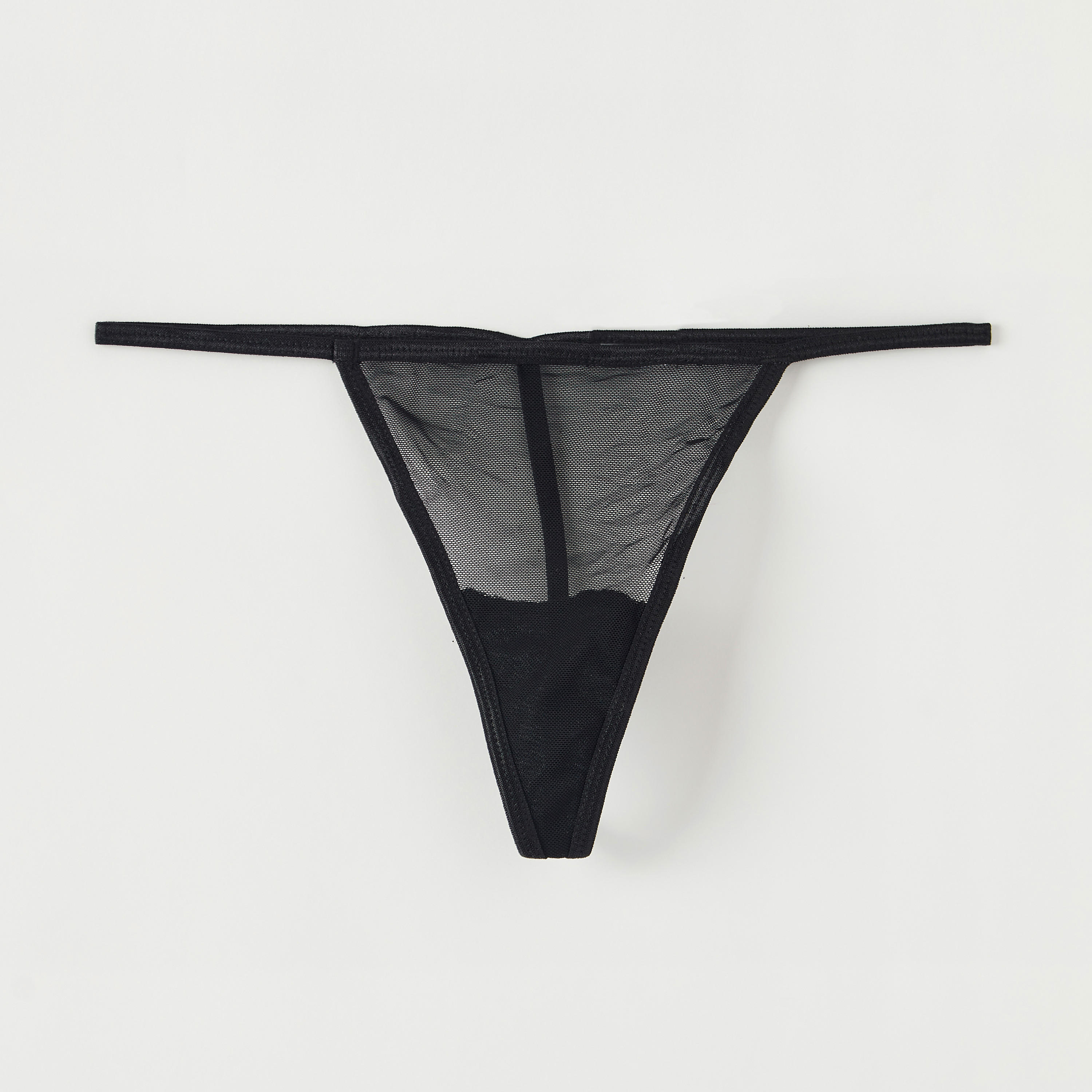 بيبي دول بياقة v وتفاصيل دانتيل مع ثونج بتفاصيل شبكيّة-women-clothing-lingerie-lingeriesets-image-5