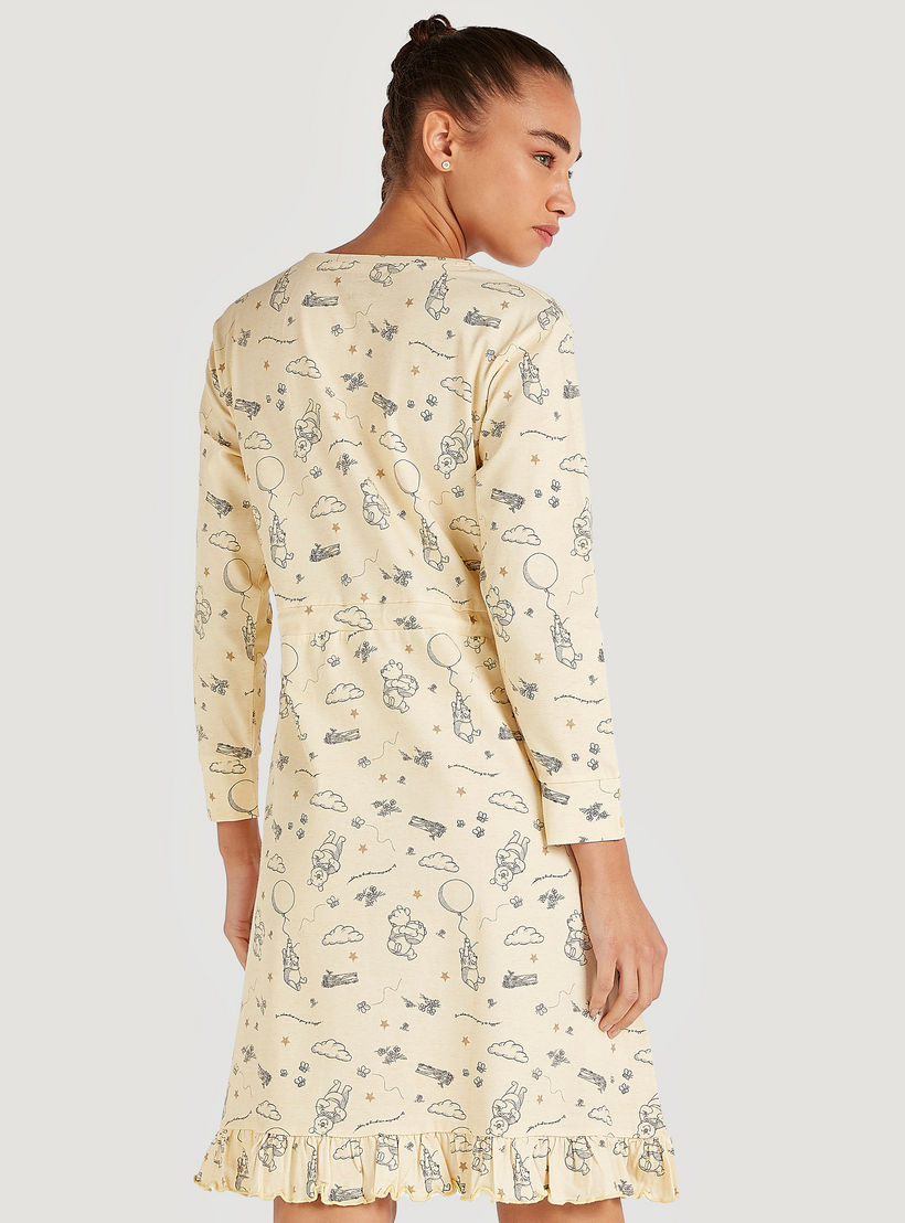 قميص نوم بطبعات ويني ذي بوه - طقم من قطعتين-women-clothing-nightwear-nighties-image-4