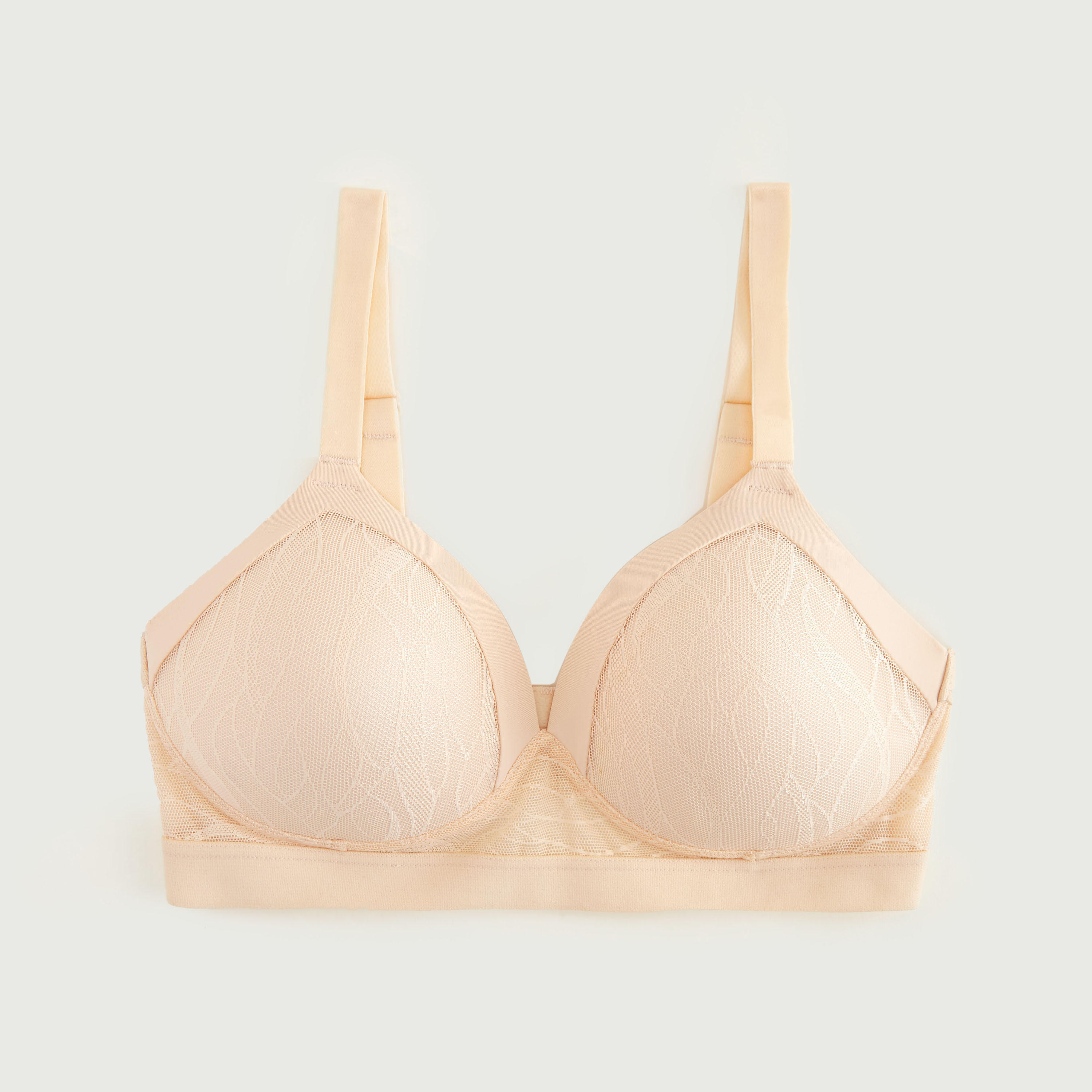 صدرية بلانج مبطّنة بتفاصيل دانتيل ومشبك إغلاق-women-clothing-lingerie-bras-image-1