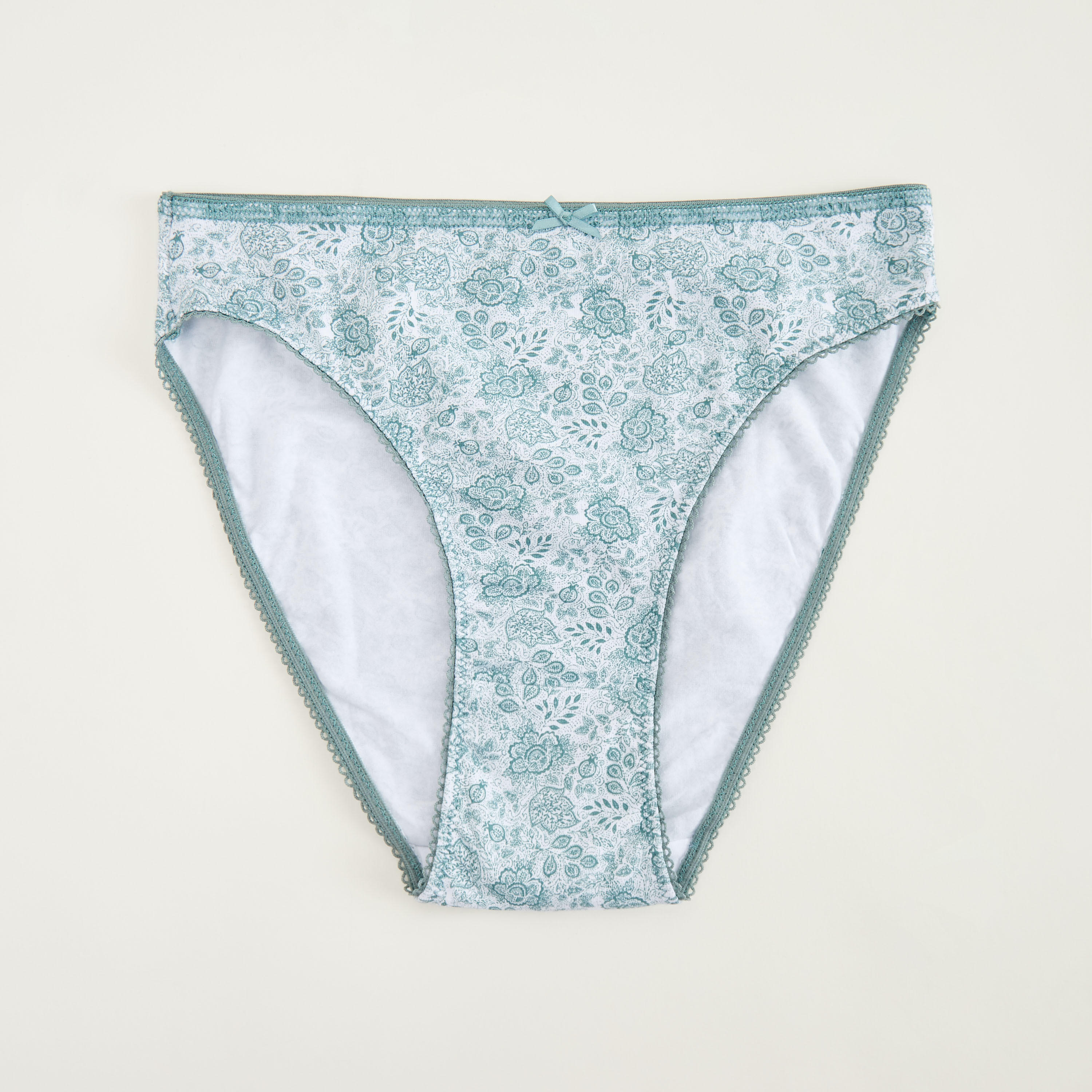 سراويل داخلية مستدامة هيبستر متنوعة بتفاصيل فيونكة - طقم من 5 قطع-women-clothing-lingerie-panties-image-3