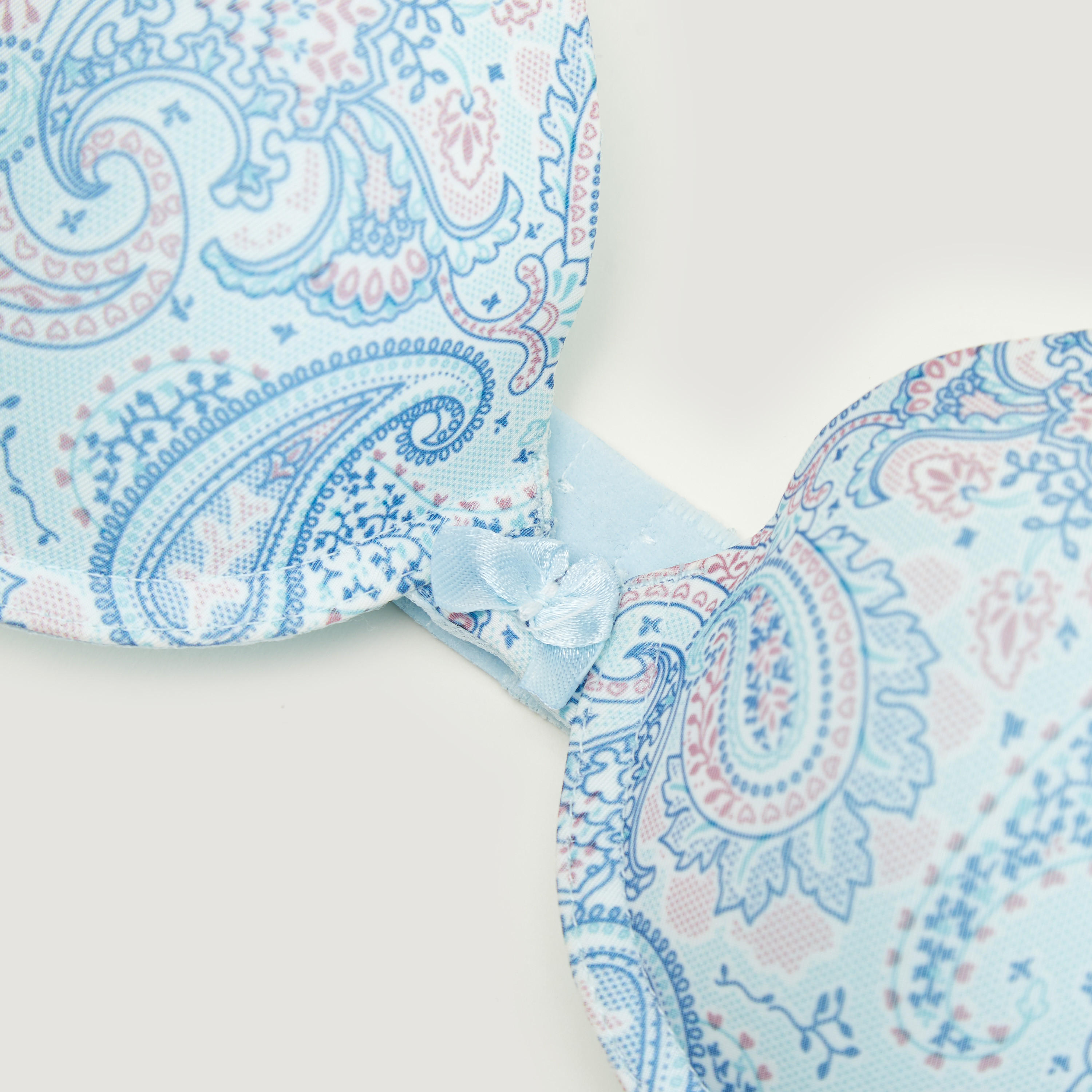 صدرية بلانج مبطّنة بطبعات بيزلي وحمّالات قابلة للتعديل-women-clothing-lingerie-bras-image-2