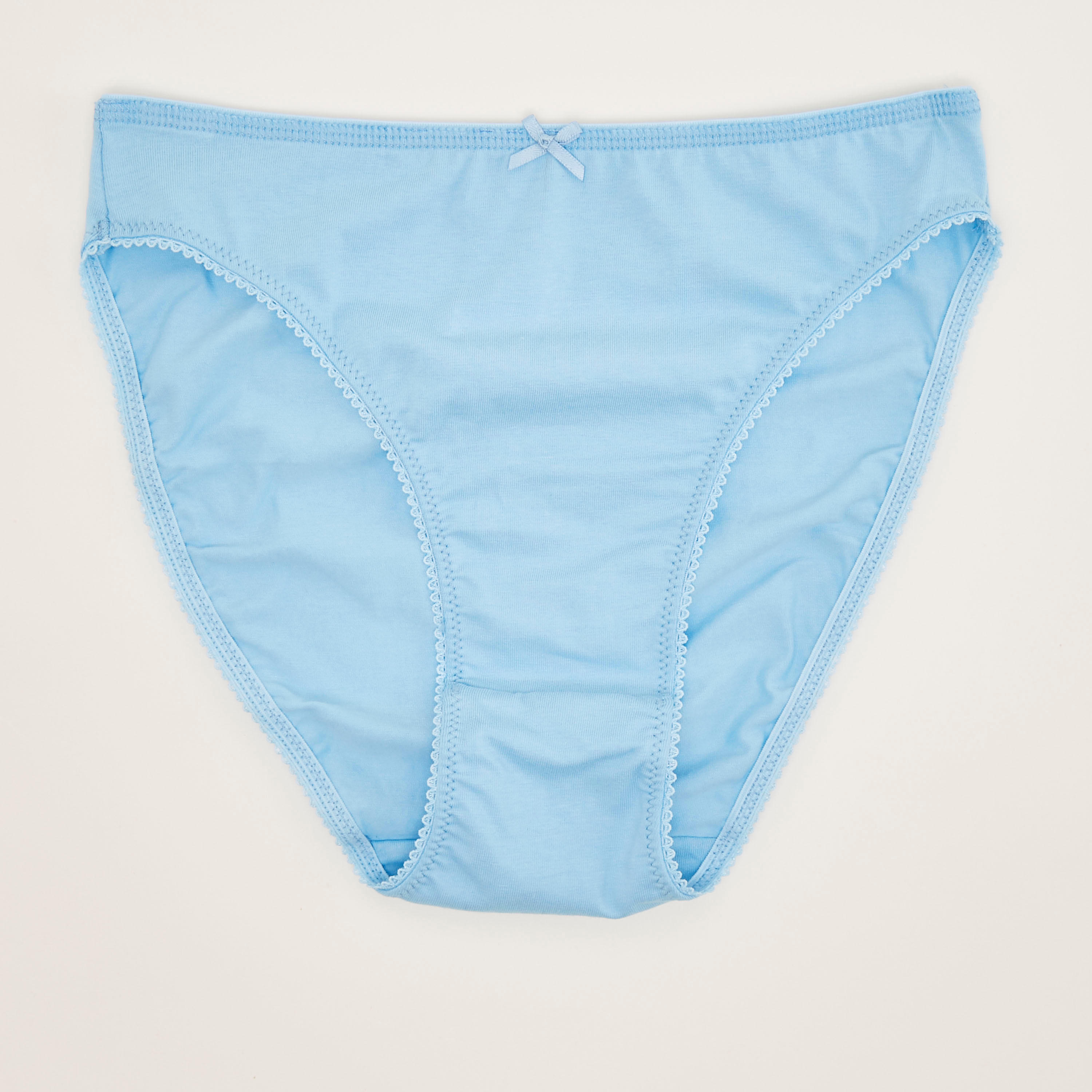 Set of 5 - Solid Hipster Briefs with Elasticated Waistband-women-clothing-lingerie-panties-image-3
