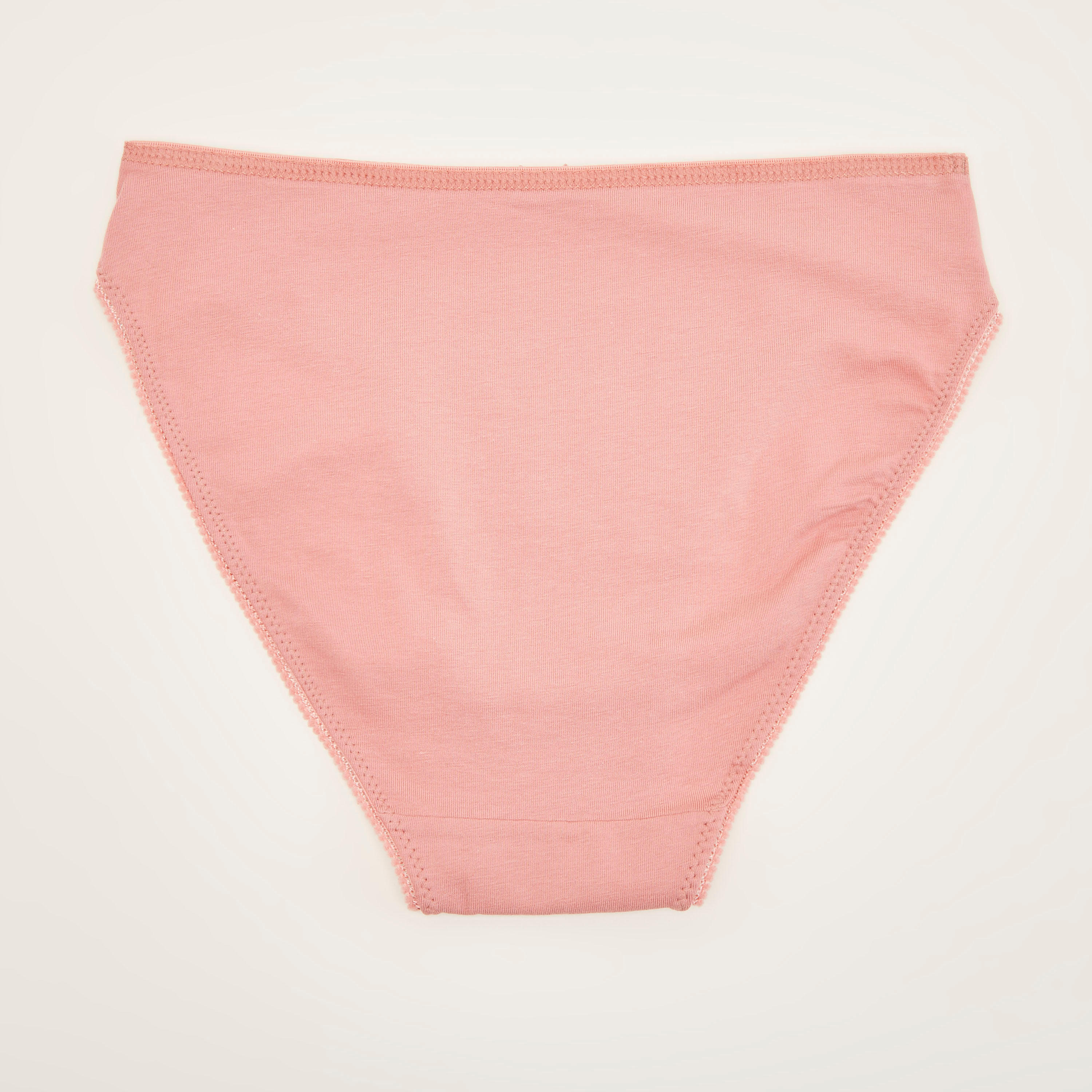 سراويل داخليّة هيبستر سادة بتفاصيل فيونكة - طقم من 5-women-clothing-lingerie-panties-image-1