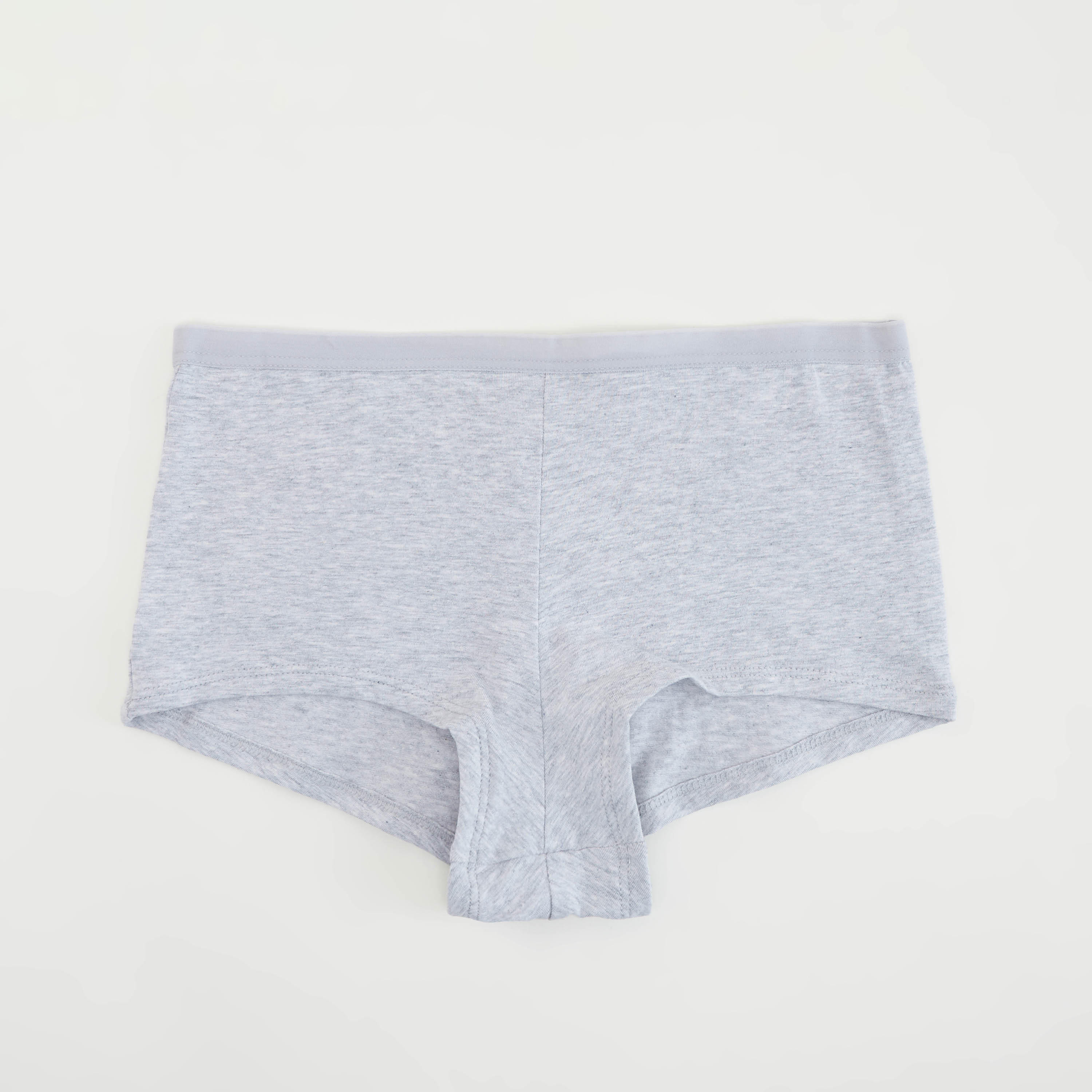 Set of 5 - Solid Boyshort Briefs with Elasticated Waist-women-clothing-lingerie-panties-image-3