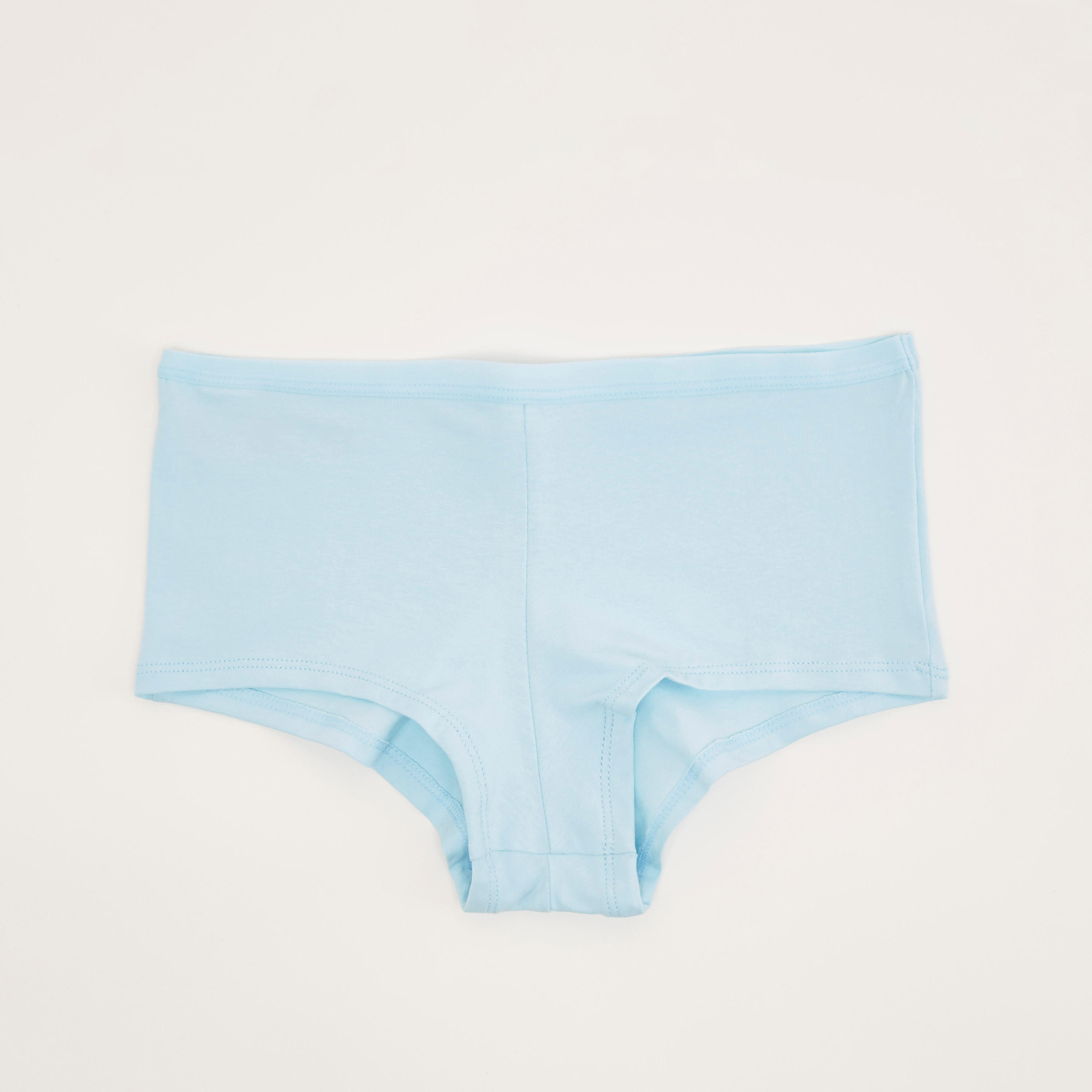 Set of 5 - Solid Boyshort Briefs with Elasticated Waistband-women-clothing-lingerie-panties-image-3