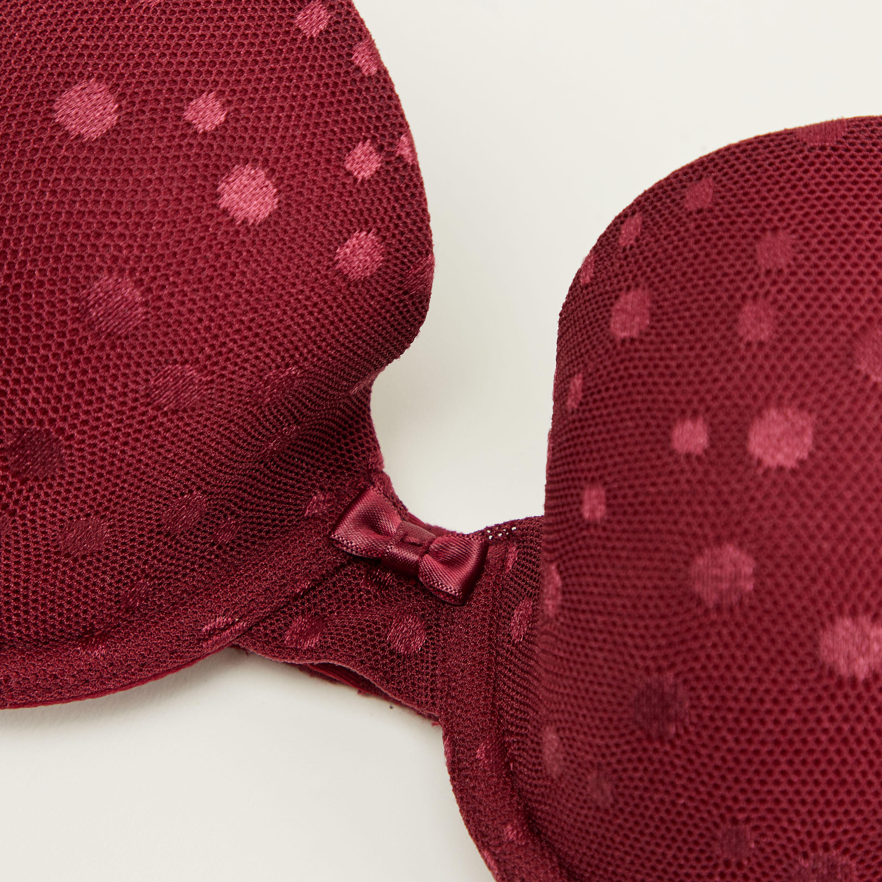 صدريّة بلانج مبطّنة منقّطة مع خطّاف وحلقة إغلاق - طقم من قطعتين-women-clothing-lingerie-bras-image-7