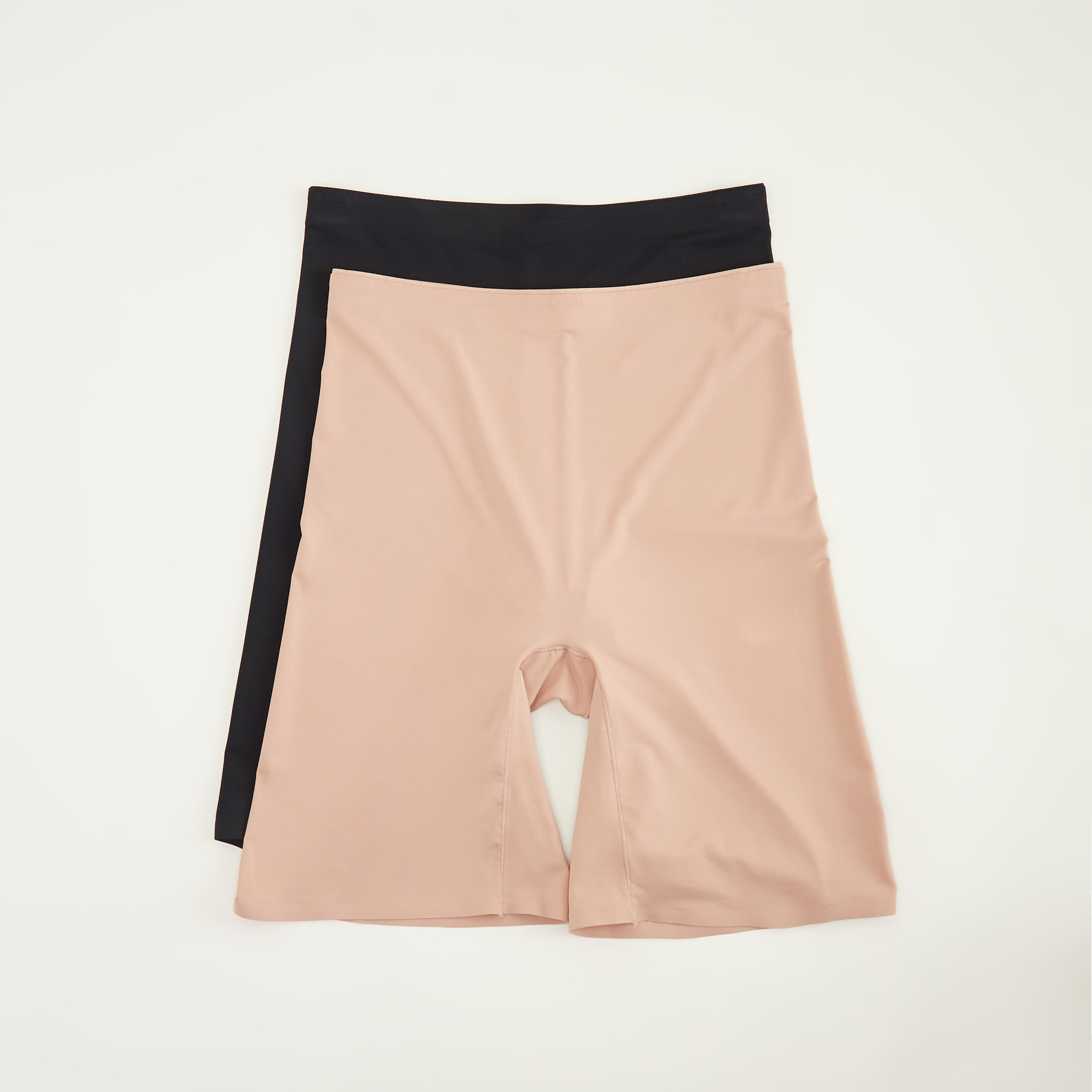 Set of 2 - Solid Shaping Briefs with Elasticated Waistband-women-clothing-lingerie-shapewear-image-1