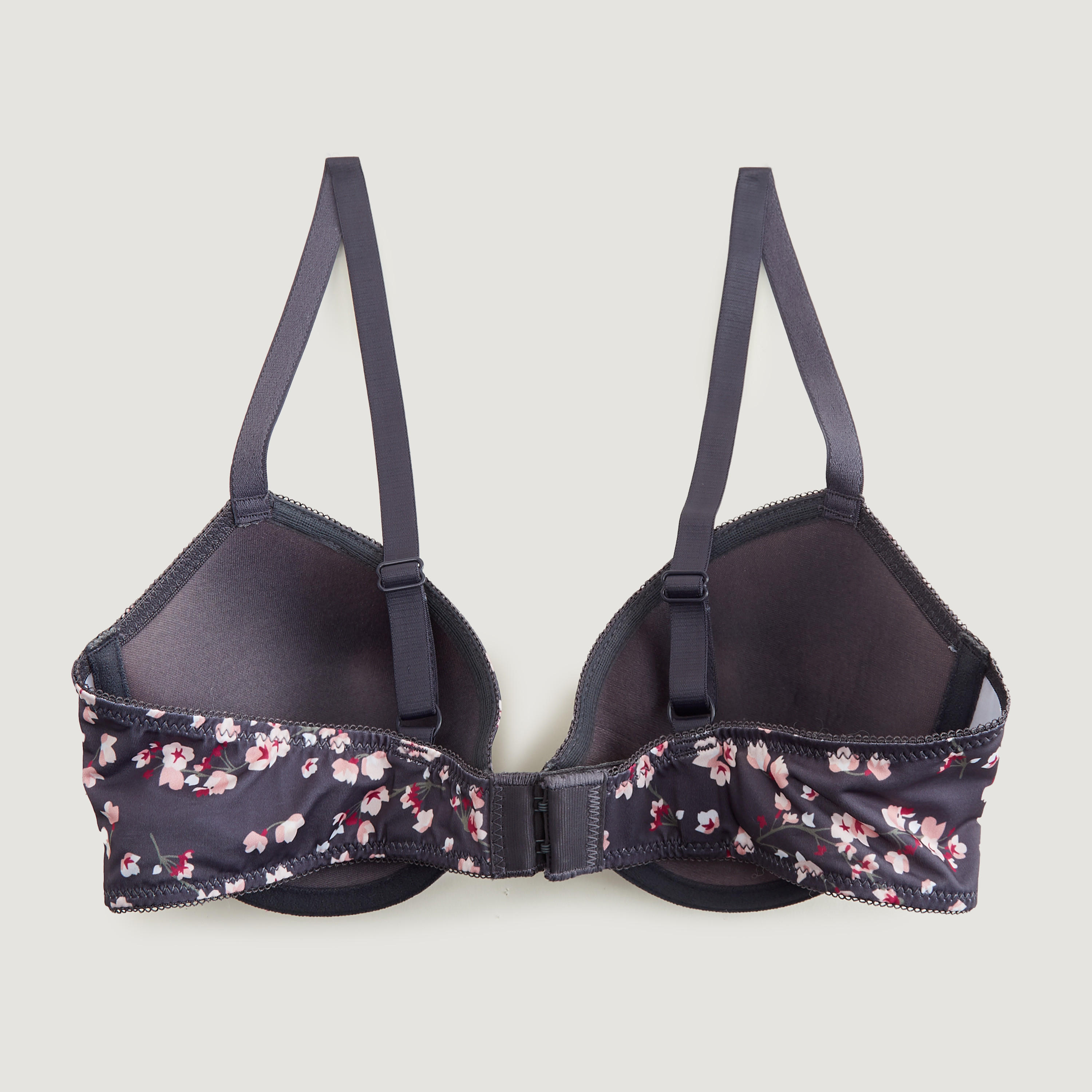 صدرية بلانج مبطّنة بطبعات زهريّة وحمّالات قابلة للتعديل-women-clothing-lingerie-bras-image-3