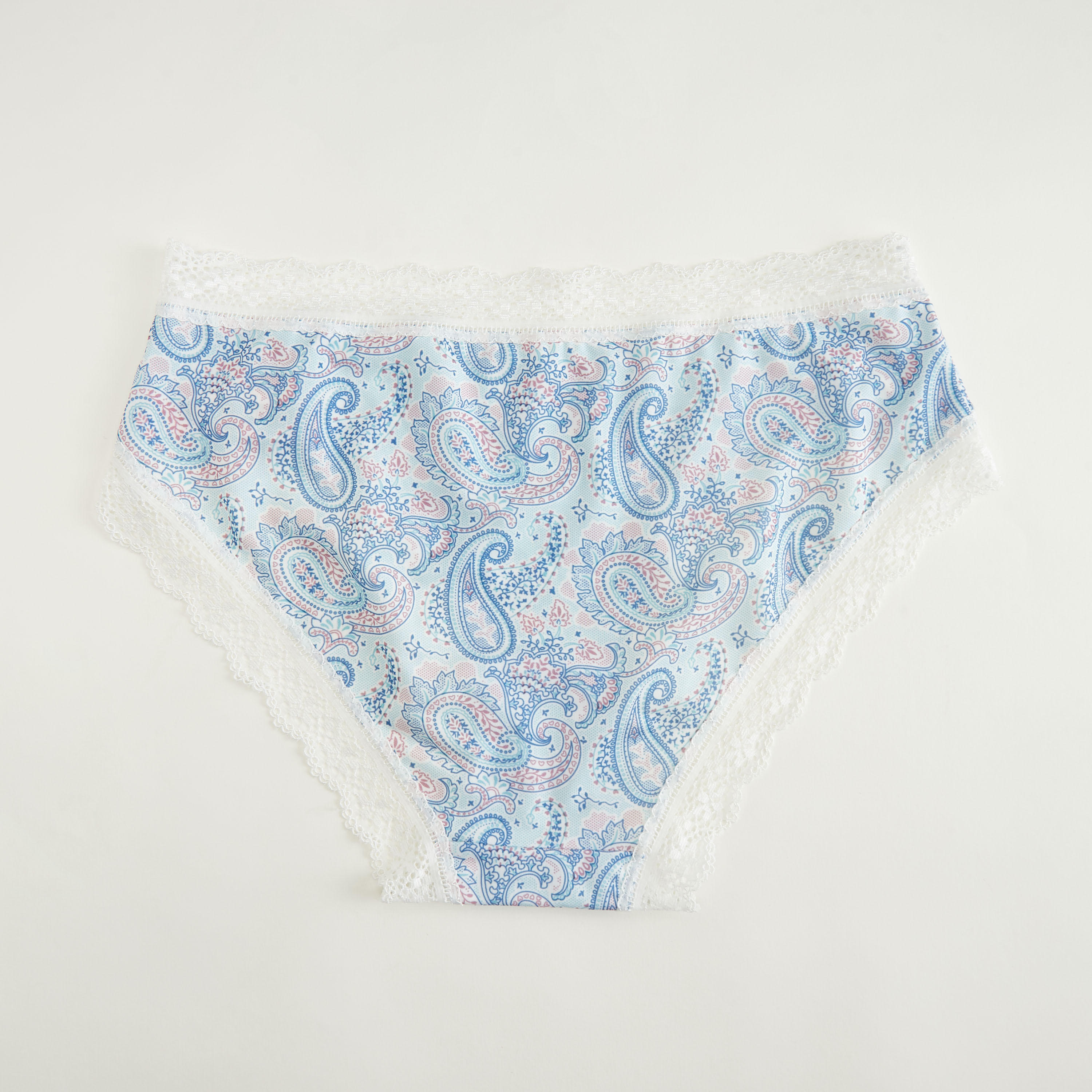 سروال هيبستر داخلي بطبعات بيزلي وتفاصيل دانتيل-women-clothing-lingerie-panties-image-3