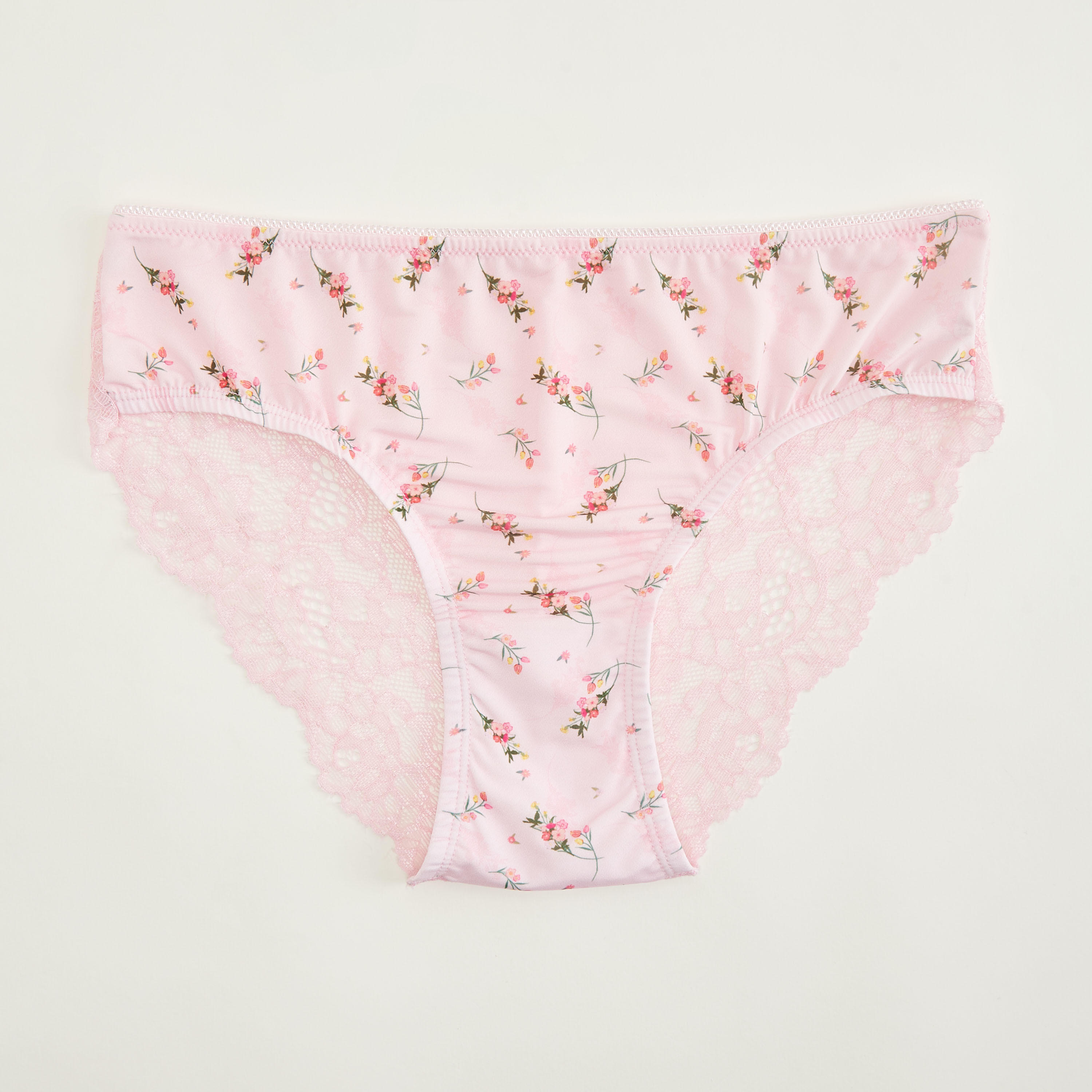 سروال داخليّة هيبستر بطبعات أزهار وتفاصيل دانتيل-women-clothing-lingerie-panties-image-1