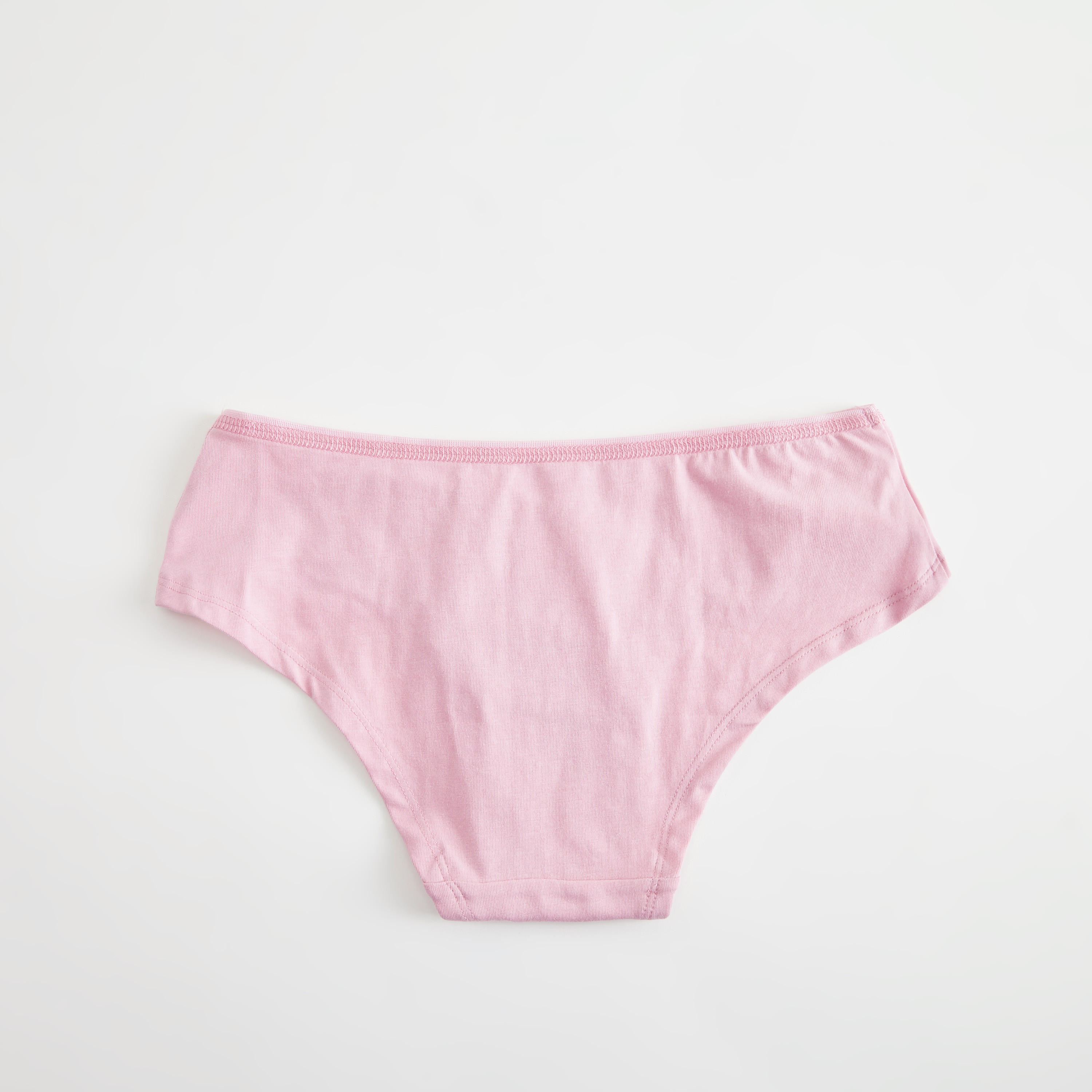 سراويل داخليّة مستدامة هيبستر سادة بفيونكة - طقم من 5 قطع-women-clothing-lingerie-panties-image-1