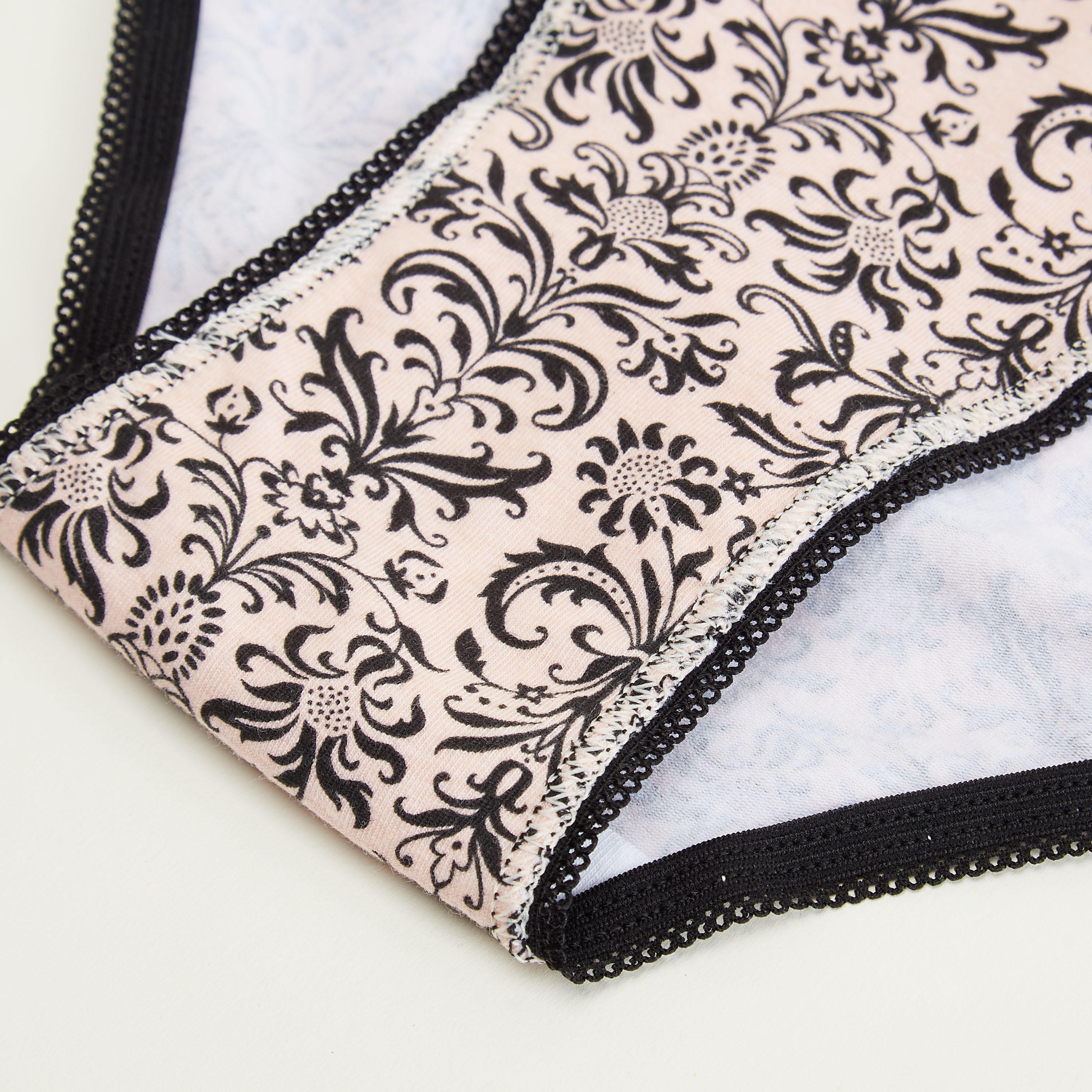 Printed Hipster Briefs with Elasticated Waistband-women-clothing-lingerie-panties-image-2
