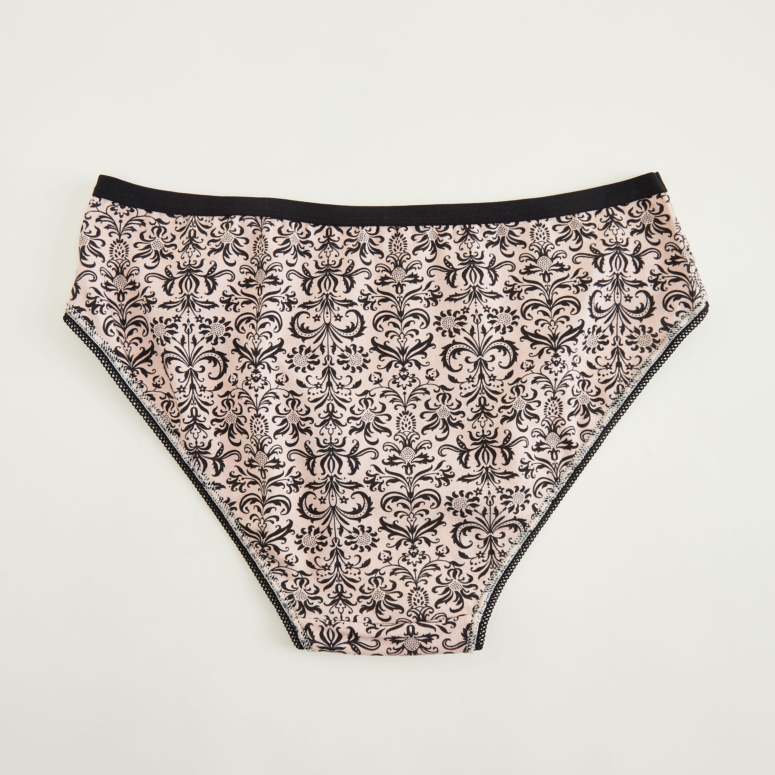 Printed Hipster Briefs with Elasticated Waistband-women-clothing-lingerie-panties-image-3