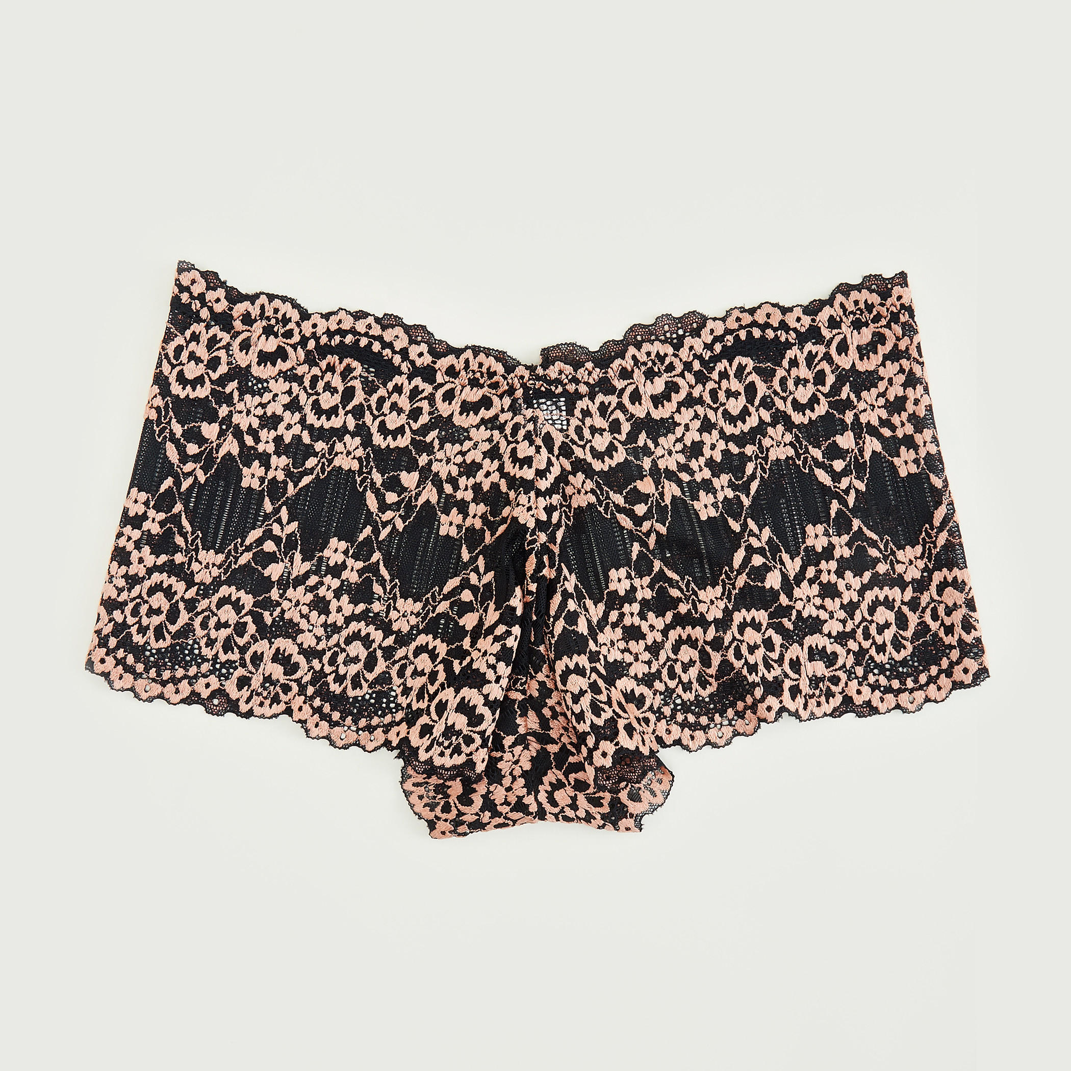 سراويل داخليّة بوي شورت دانتيل بخصر مطّاطي-women-clothing-lingerie-panties-image-3