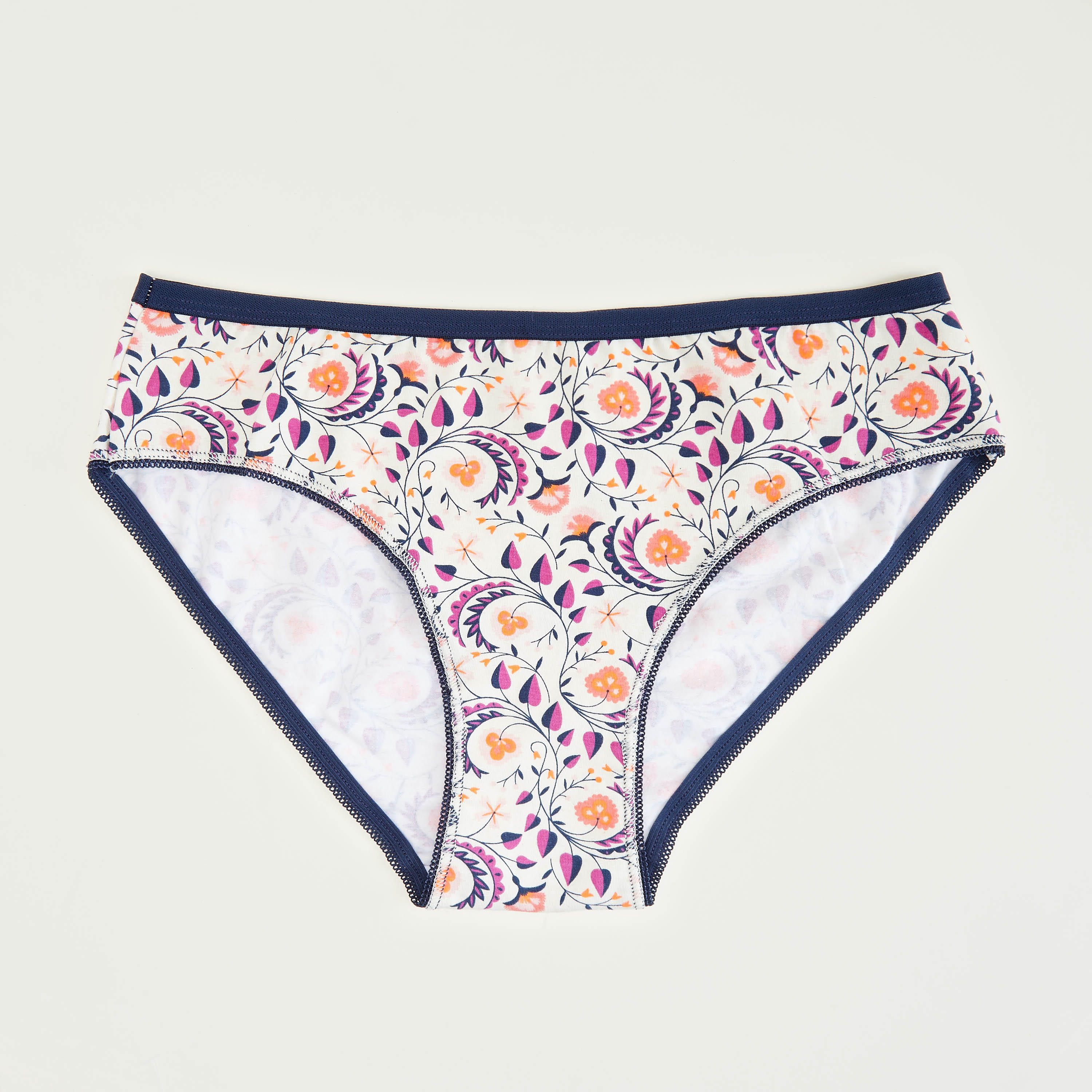 سروال داخلي بوي شورت بخصر مطّاطي وطبعات-women-clothing-lingerie-panties-image-3
