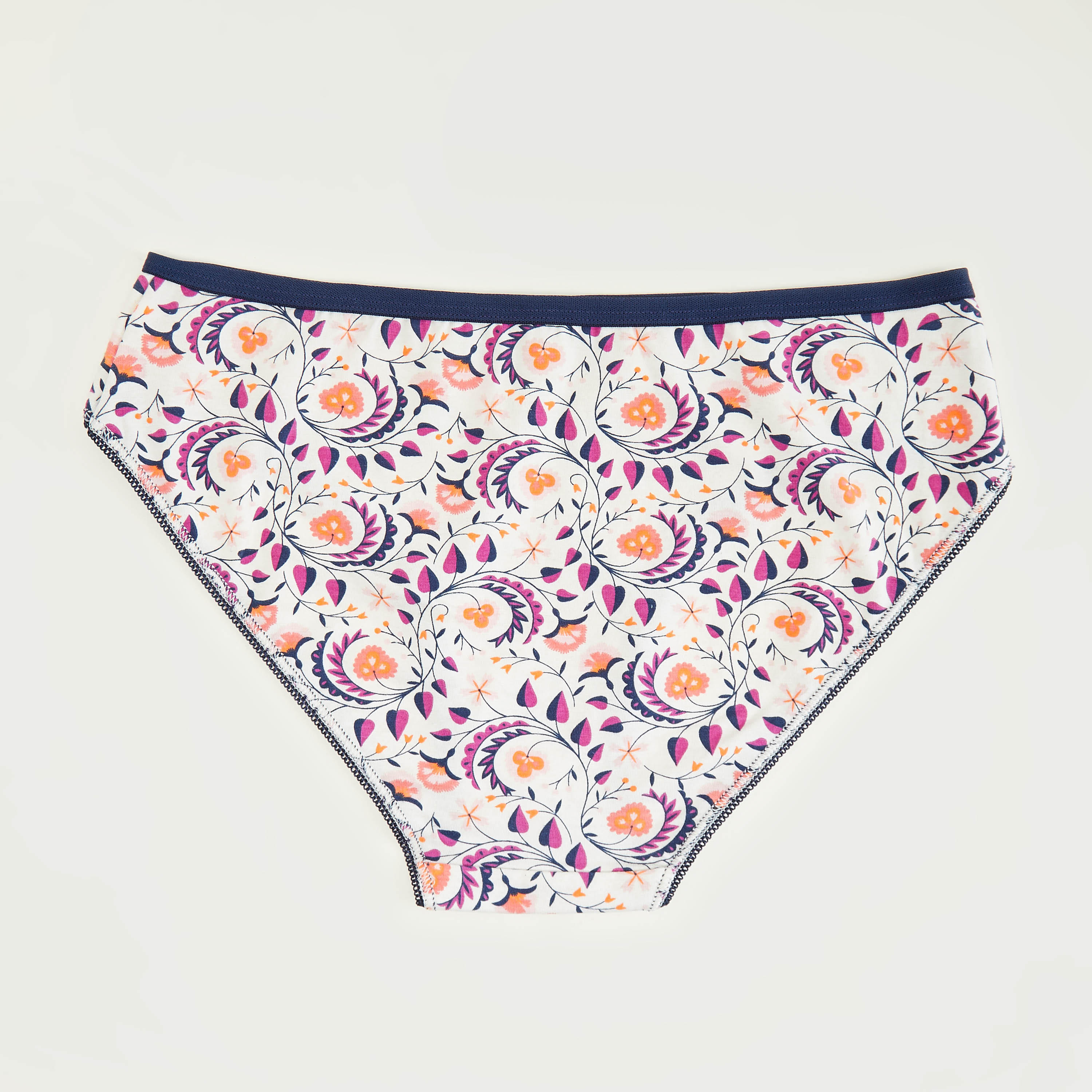 سروال داخلي بوي شورت بخصر مطّاطي وطبعات-women-clothing-lingerie-panties-image-1