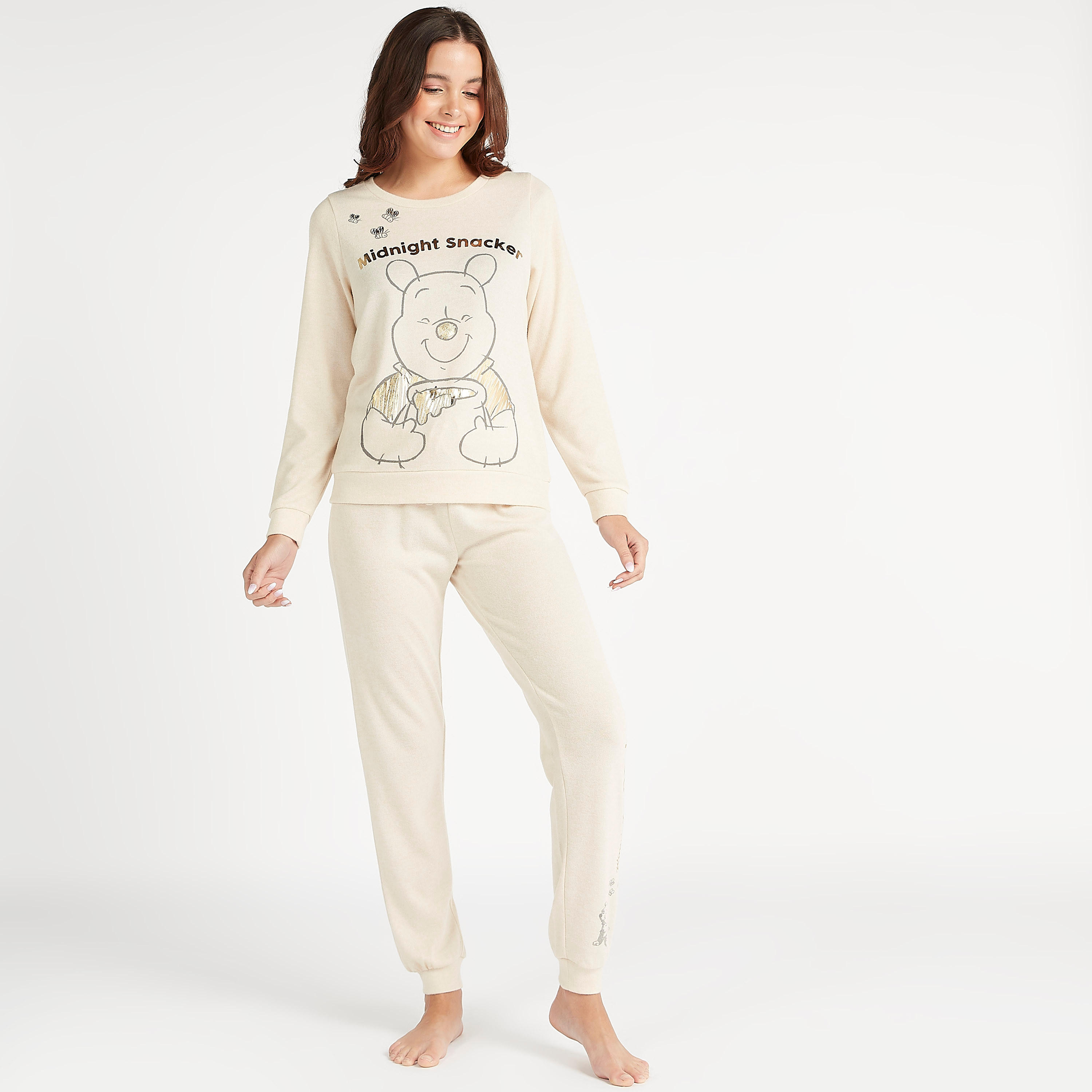 Printed Long Sleeves T-shirt and Full Length Pyjama Set-women-clothing-nightwear-pyjamas-longsets-image-6