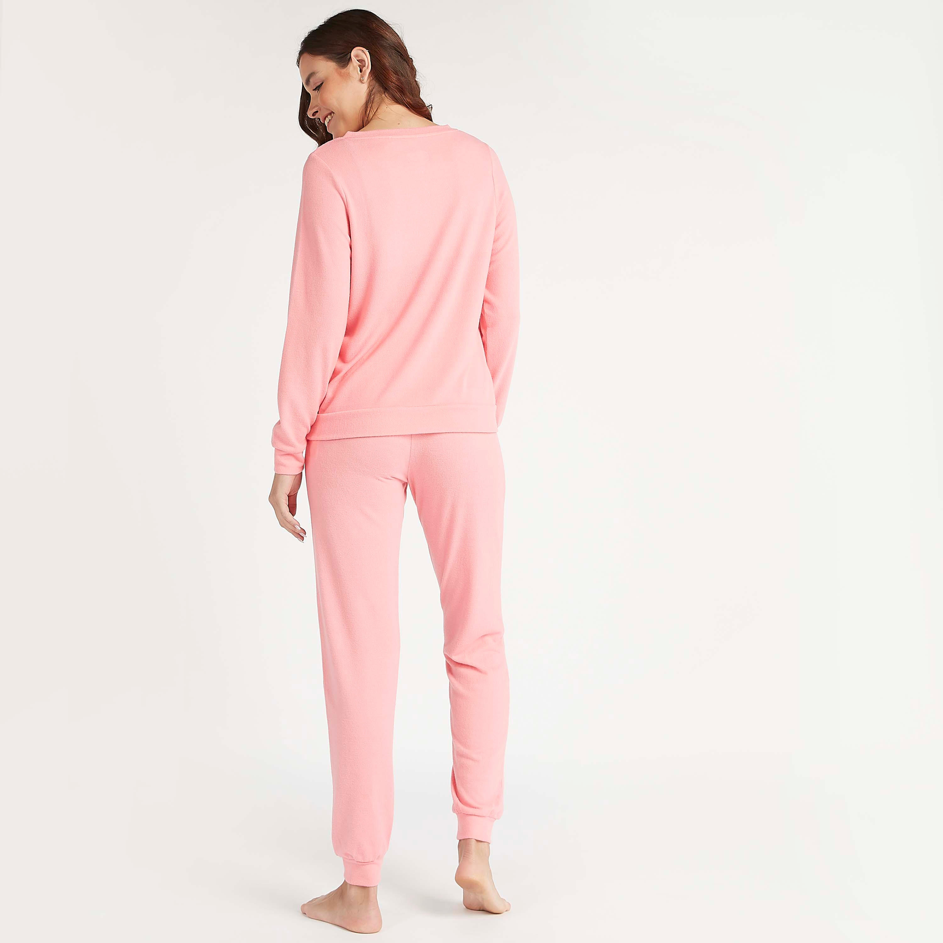 Printed Long Sleeves T-shirt and Full Length Pyjama Set-women-clothing-nightwear-pyjamas-longsets-image-4