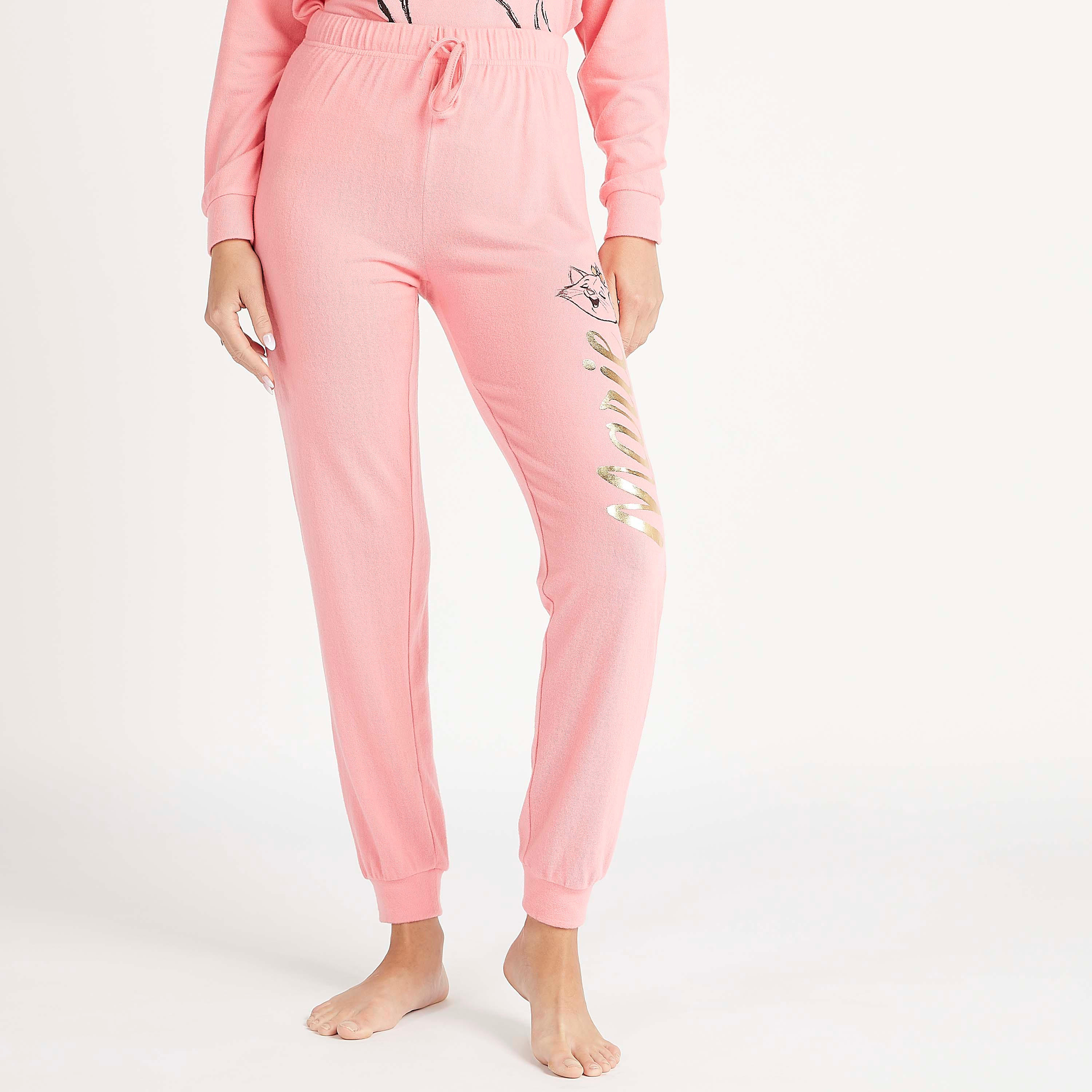 Printed Long Sleeves T-shirt and Full Length Pyjama Set-women-clothing-nightwear-pyjamas-longsets-image-5