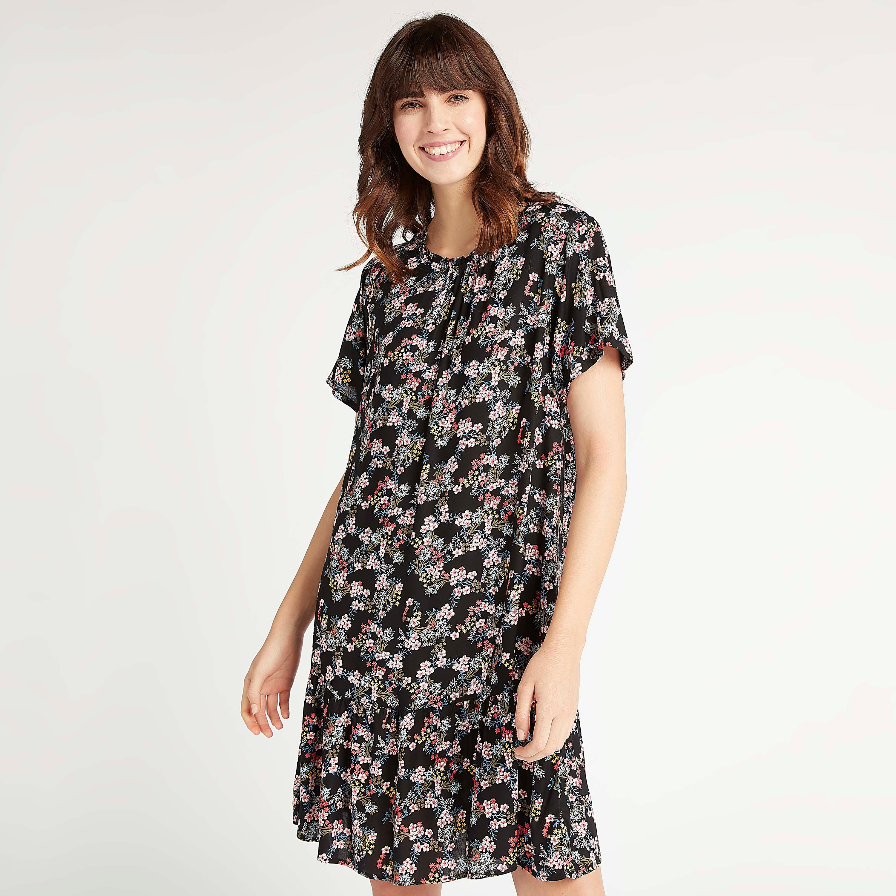 طقم فساتين نوم مستدامة متنوّعة بأكمام قصيرة - قطعتين-women-clothing-nightwear-nighties-image-2
