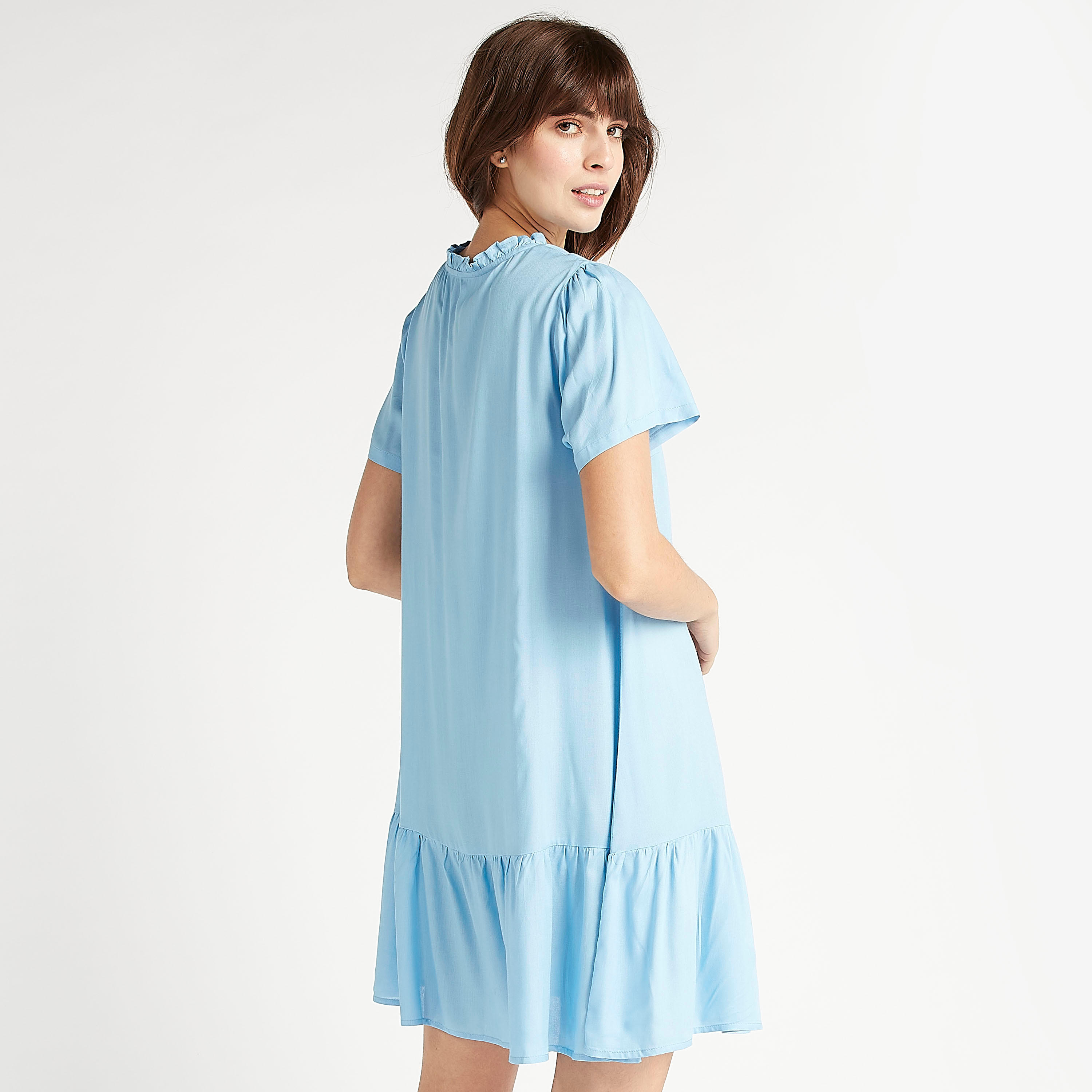 طقم فساتين نوم مستدامة متنوّعة بأكمام قصيرة - قطعتين-women-clothing-nightwear-nighties-image-4