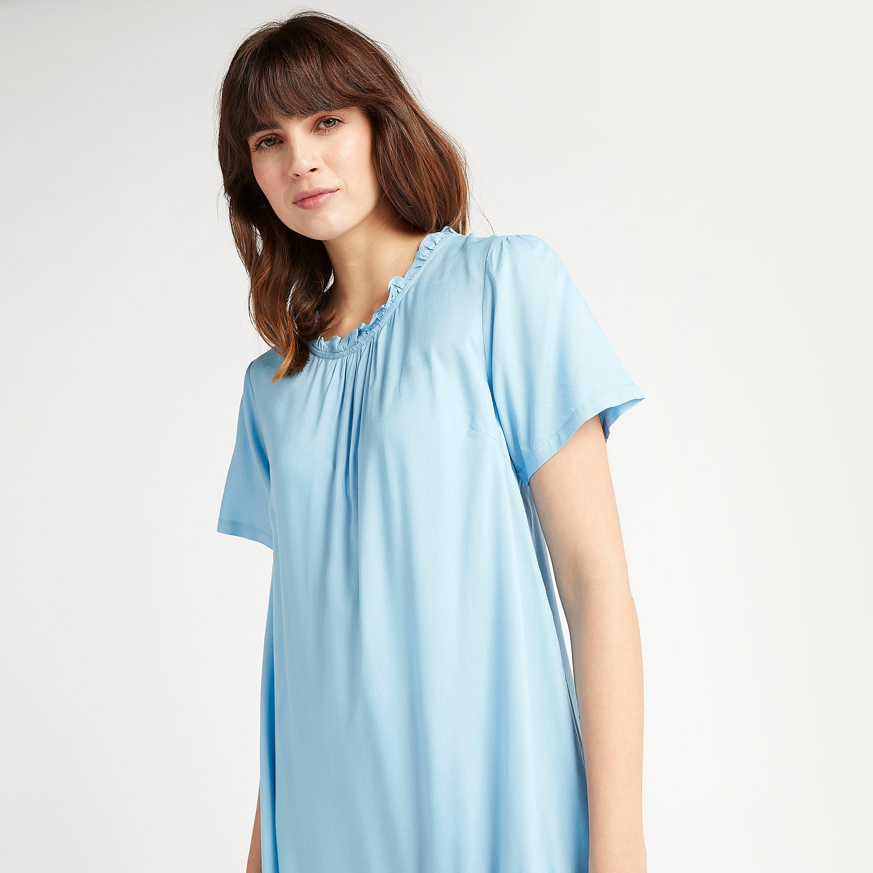 طقم فساتين نوم مستدامة متنوّعة بأكمام قصيرة - قطعتين-women-clothing-nightwear-nighties-image-6