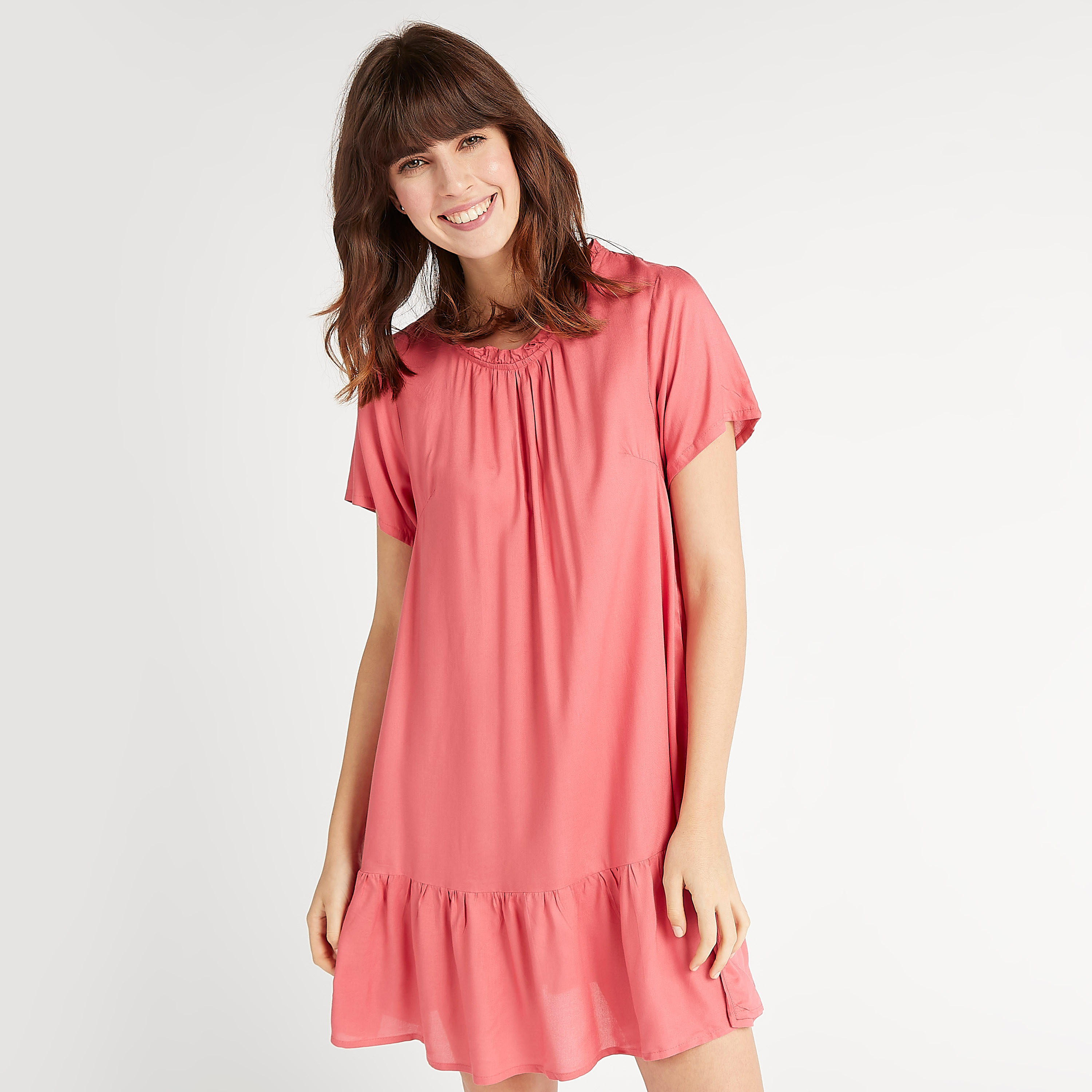 طقم فساتين نوم مستدامة متنوّعة بأكمام قصيرة - قطعتين-women-clothing-nightwear-nighties-image-2