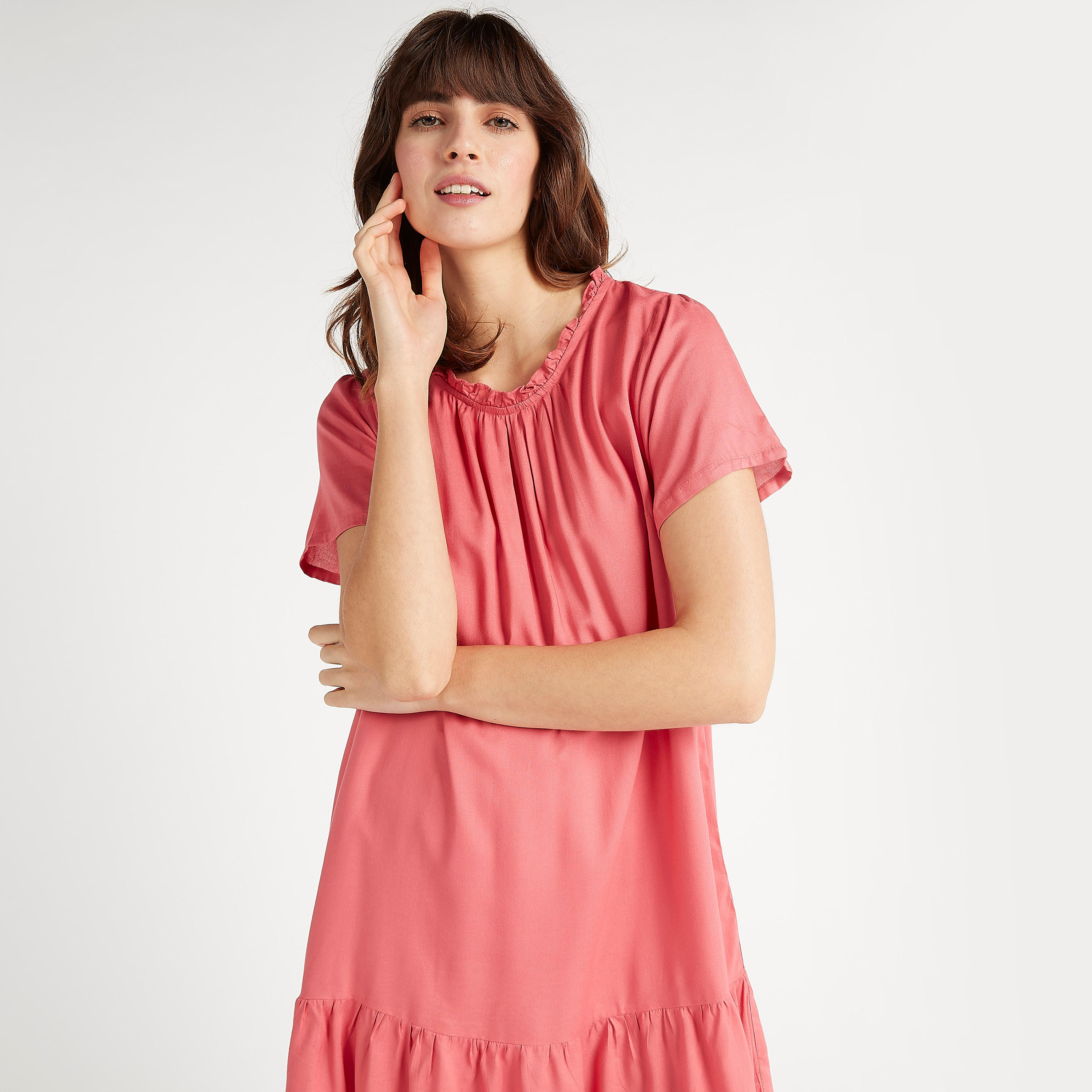 طقم فساتين نوم مستدامة متنوّعة بأكمام قصيرة - قطعتين-women-clothing-nightwear-nighties-image-6