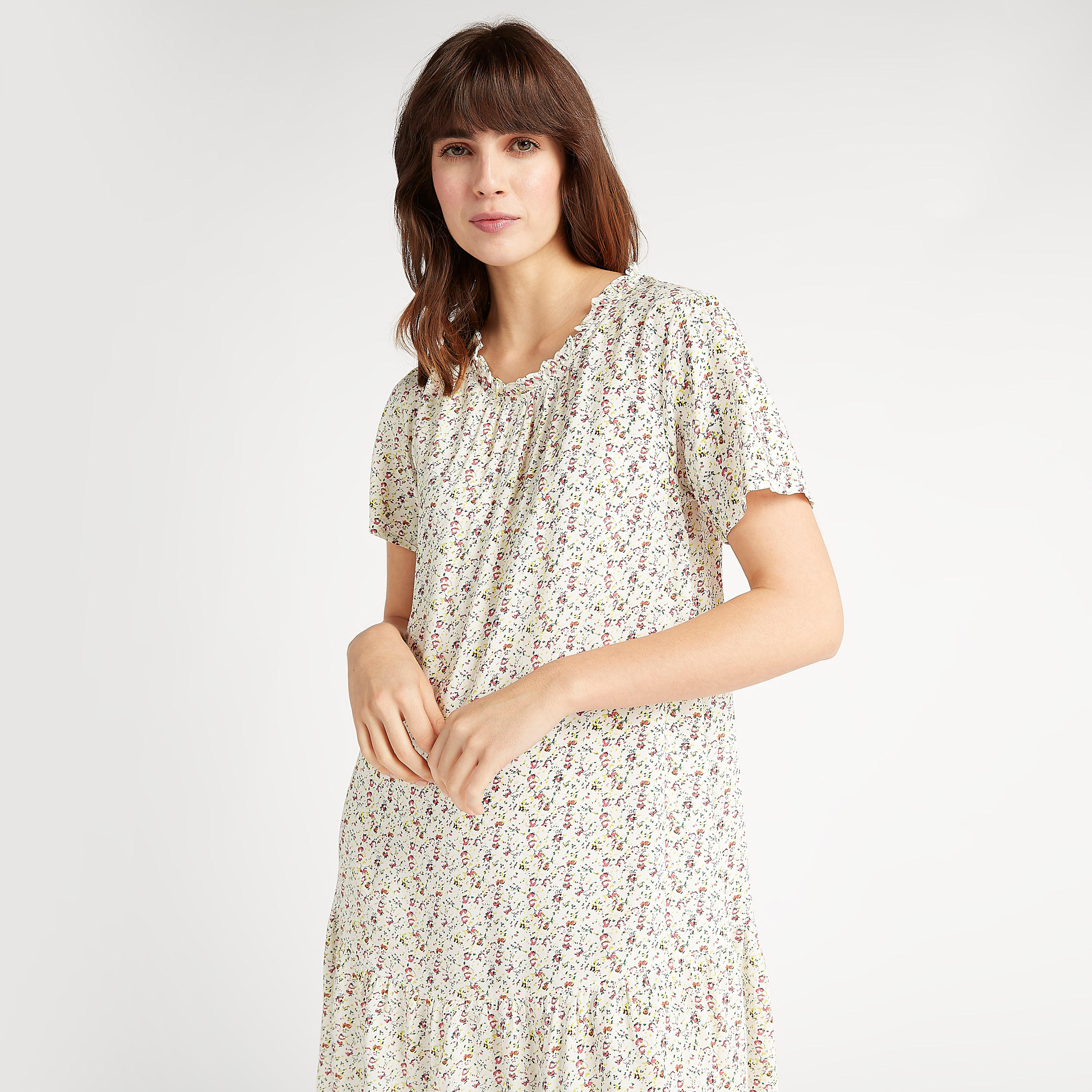 طقم فساتين نوم مستدامة متنوّعة بأكمام قصيرة - قطعتين-women-clothing-nightwear-nighties-image-7