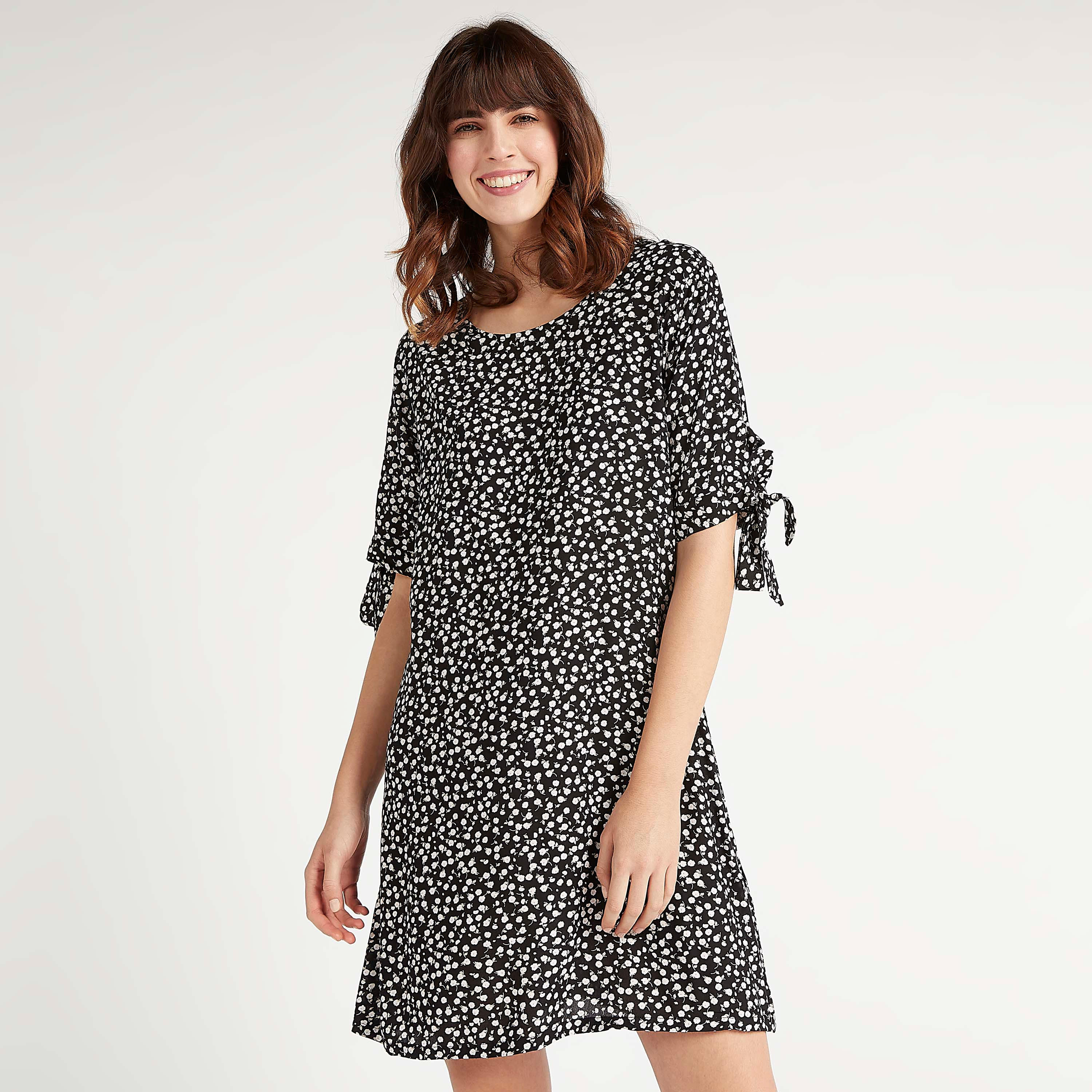 طقم فساتين نوم مستدامة متنوّعة بأكمام قصيرة - قطعتين-women-clothing-nightwear-nighties-image-2