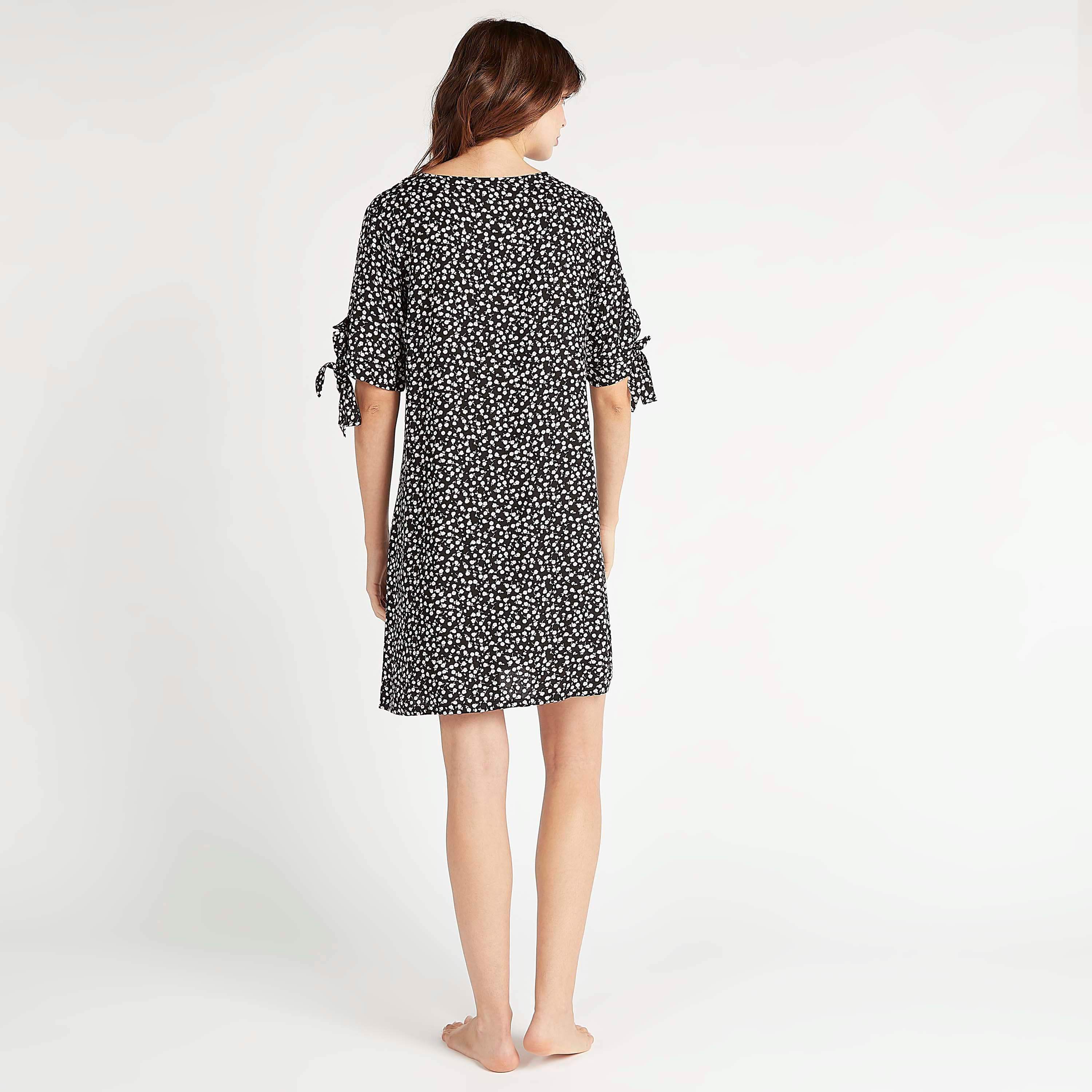 طقم فساتين نوم مستدامة متنوّعة بأكمام قصيرة - قطعتين-women-clothing-nightwear-nighties-image-4