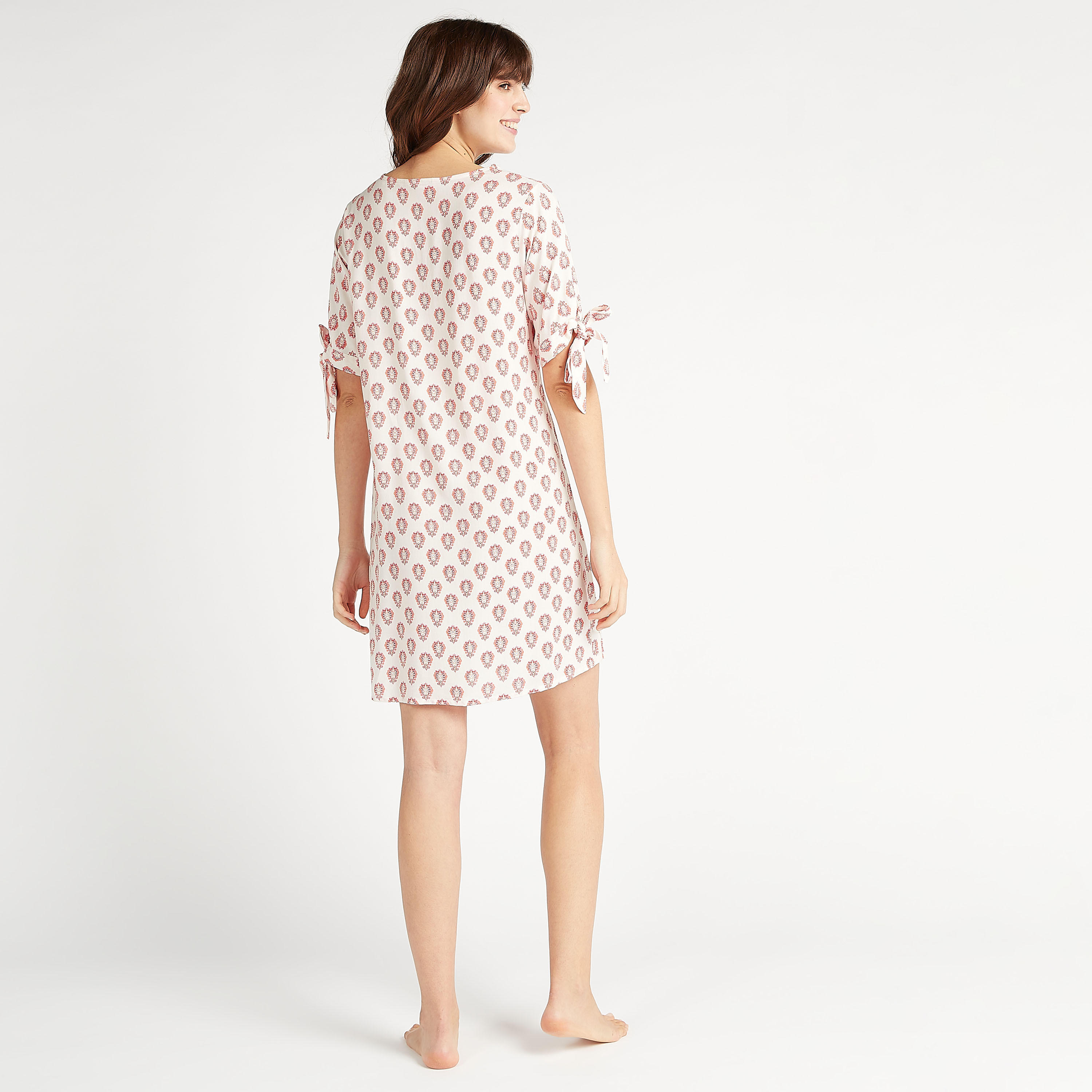طقم فساتين نوم مستدامة متنوّعة بأكمام قصيرة - قطعتين-women-clothing-nightwear-nighties-image-6