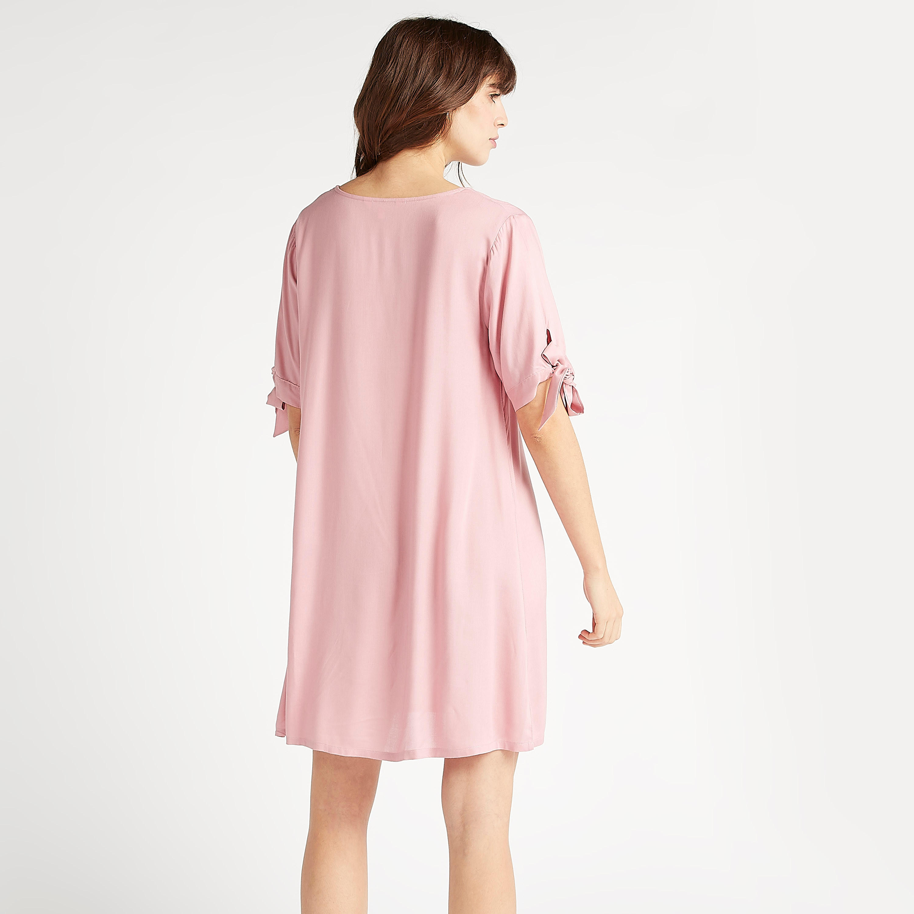 طقم فساتين نوم مستدامة متنوّعة بأكمام قصيرة - قطعتين-women-clothing-nightwear-nighties-image-5