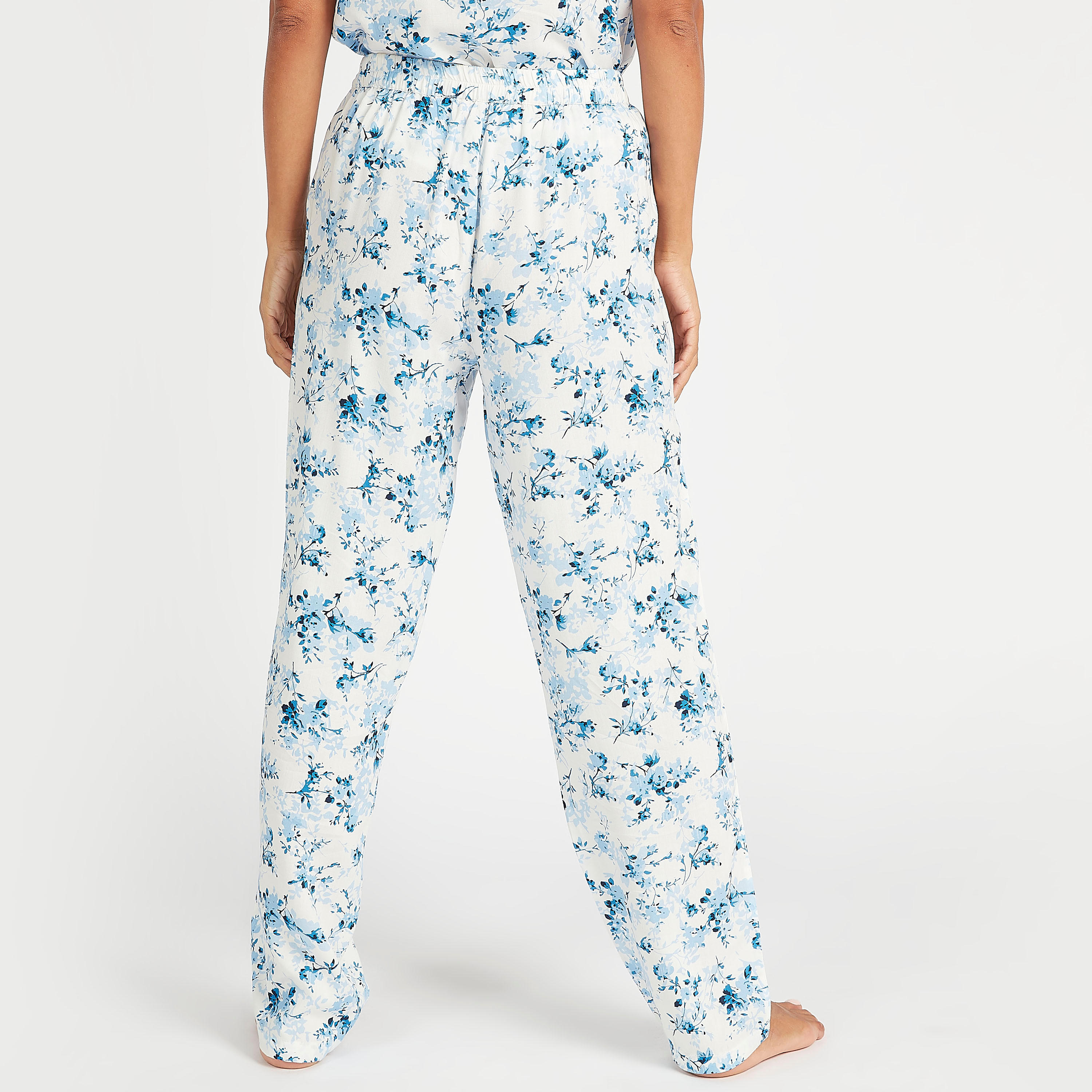 طقم مستدام من بنطلون بيجاما وقميص بأكمام قصيرة وطبعات-women-clothing-nightwear-pyjamas-longsets-image-6