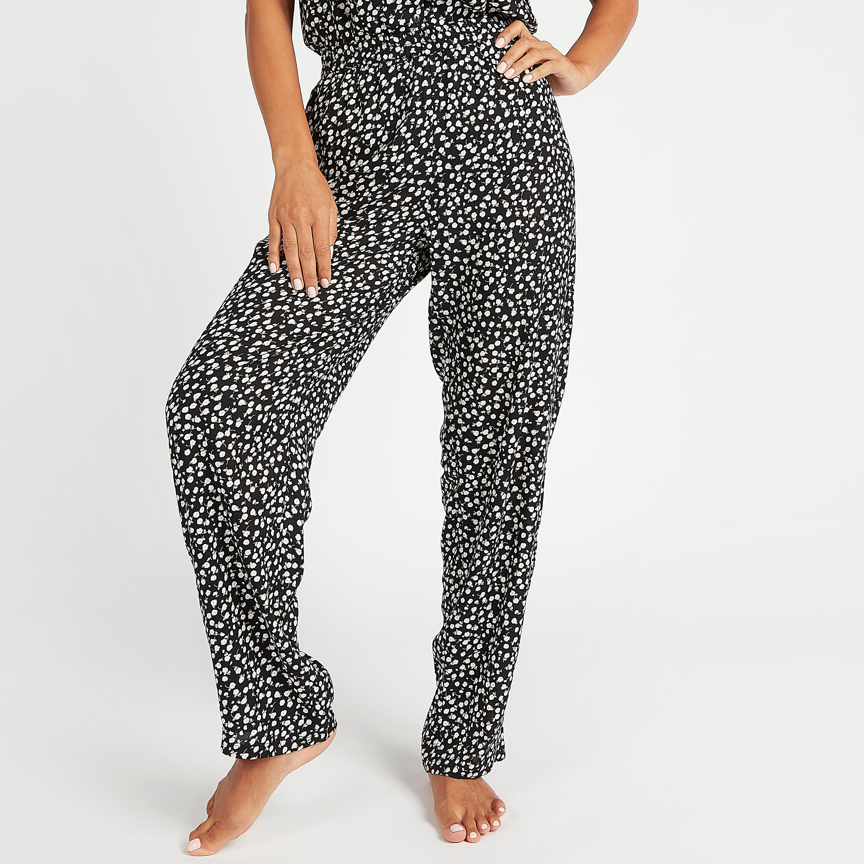 طقم مستدام من بنطلون بيجاما وقميص بأكمام قصيرة وطبعات-women-clothing-nightwear-pyjamas-longsets-image-5