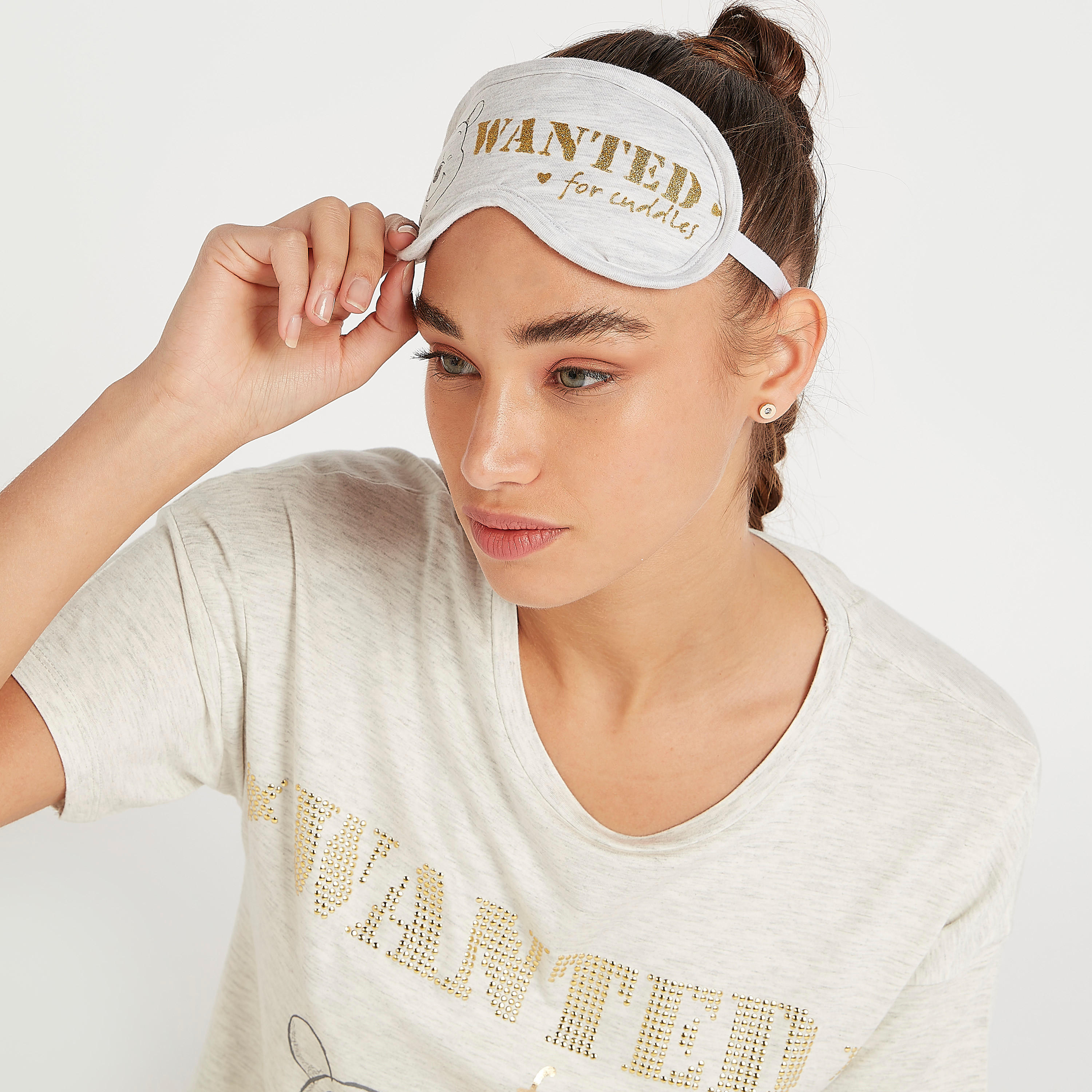 قناع عيون بحزام مطّاطي وطبعات ويني ذي بوه-women-clothingaccessories-novelties-image-4