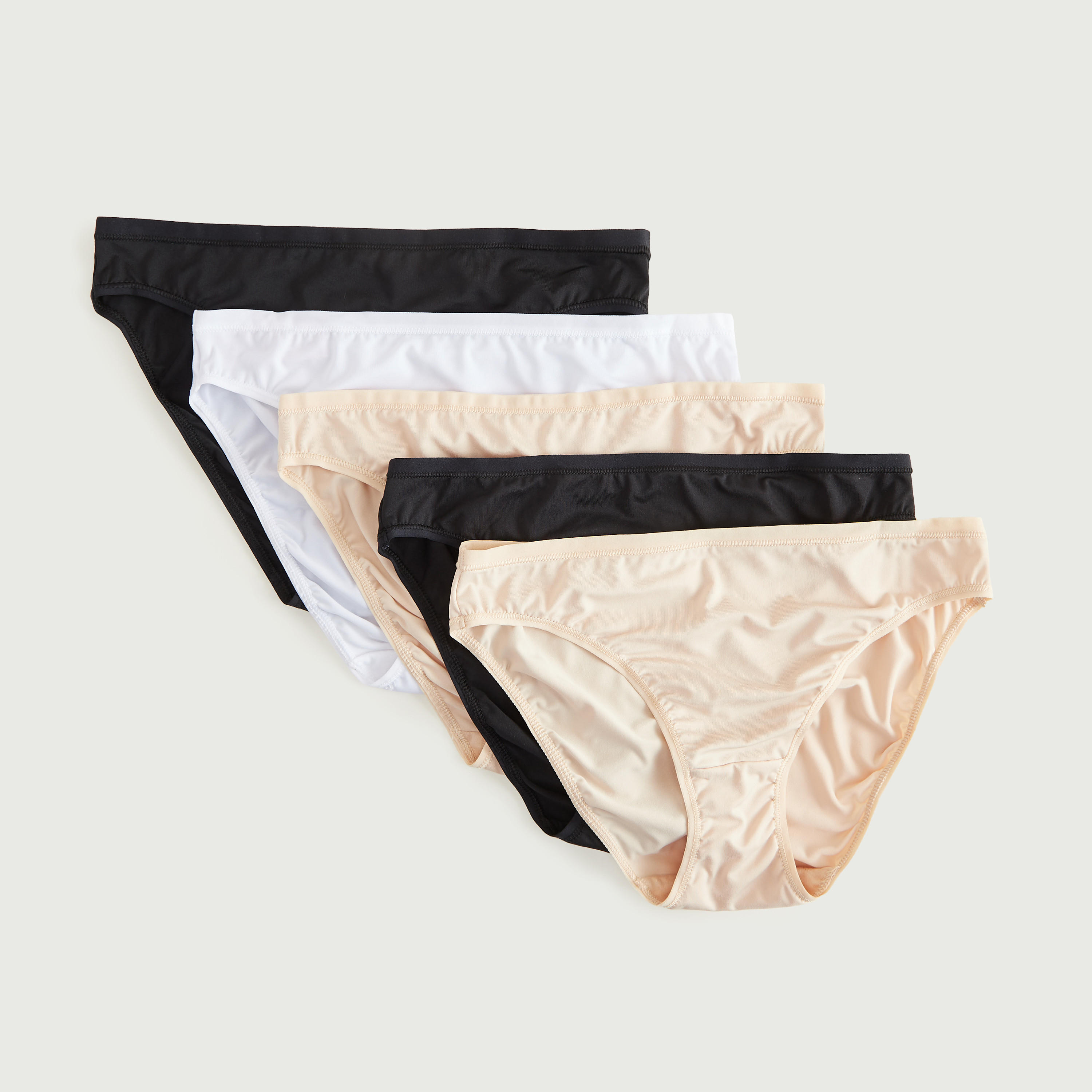 طقم سراويل داخليّة هيبستر بخصر مطّاطي - 5 قطع-women-clothing-lingerie-panties-image-1
