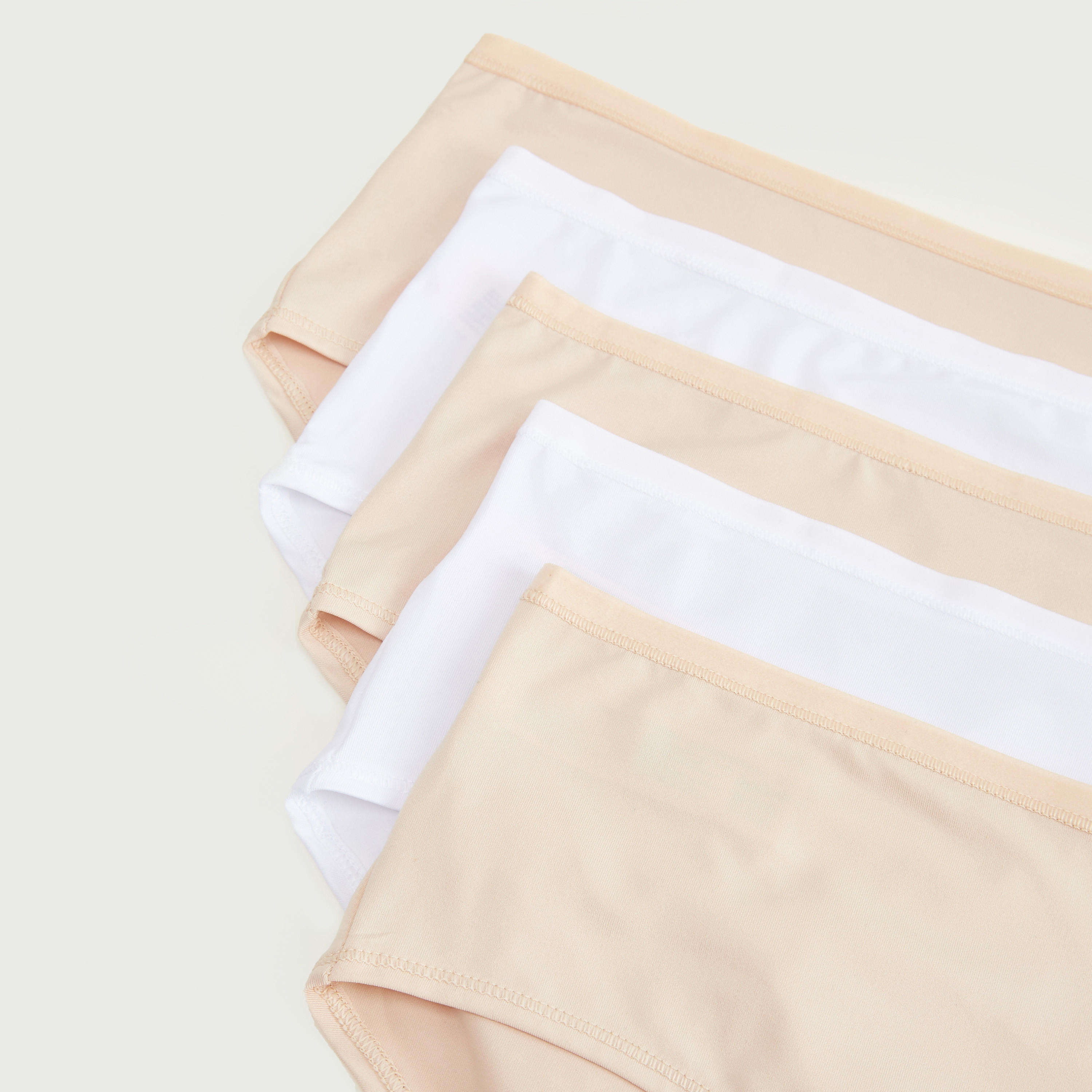 طقم سراويل داخليّة هيبستر بخصر مطّاطي - 5 قطع-women-clothing-lingerie-panties-image-3