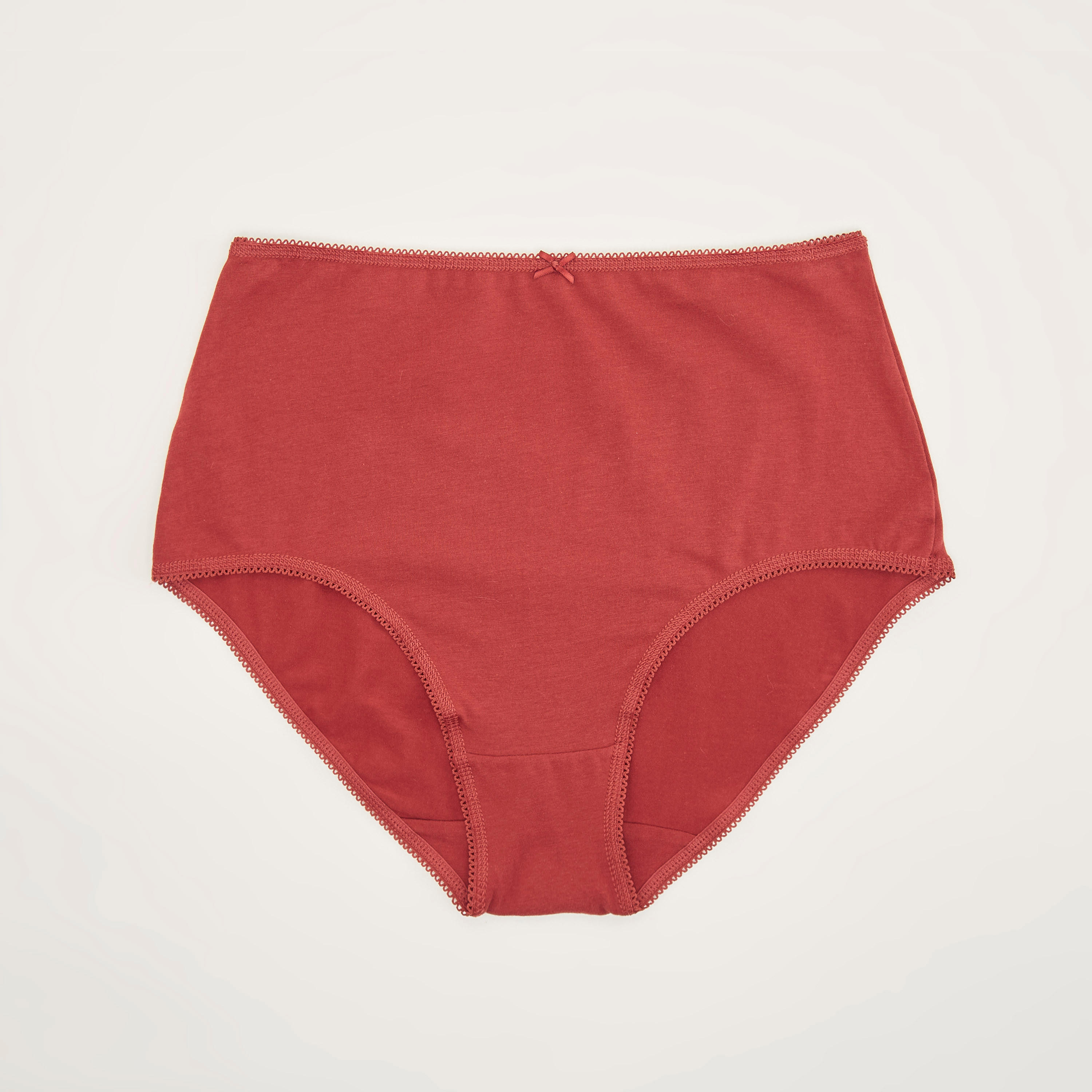 Set of 5 - Solid Basic Briefs with Elasticated Waistband-women-clothing-lingerie-panties-image-3